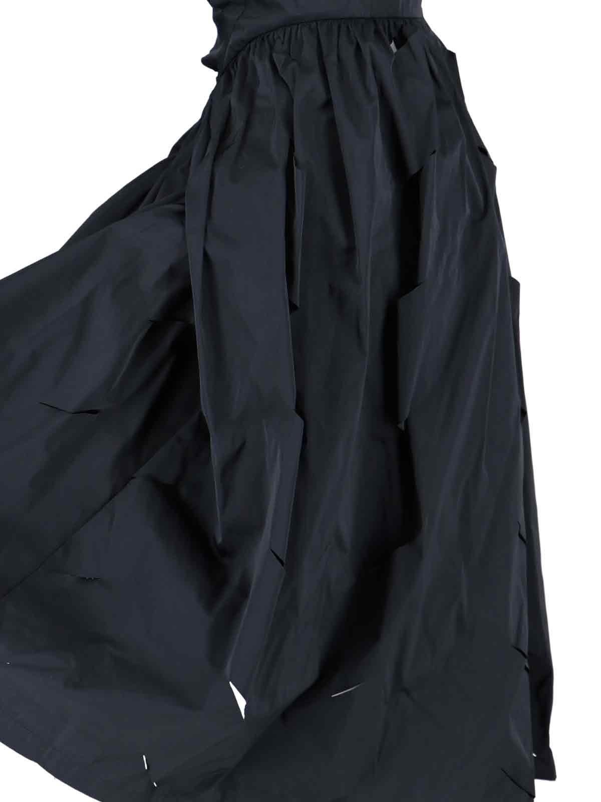 Vivienne Westwood Sleeveless Ruched Dress Cut-out Accents In Black
