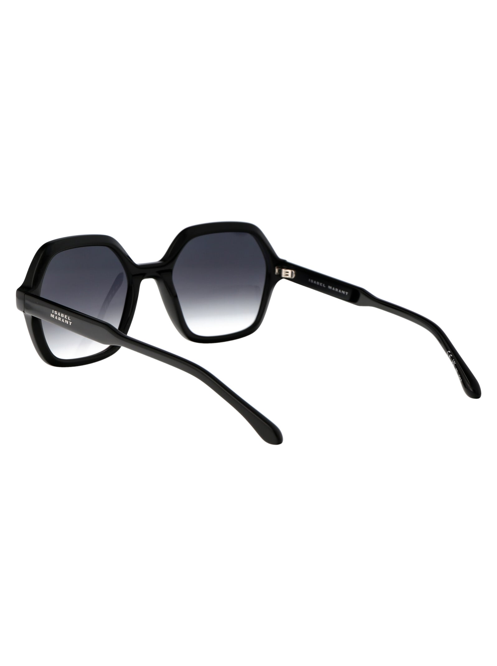 Isabel Marant Black Acetate Sunglasses In Black
