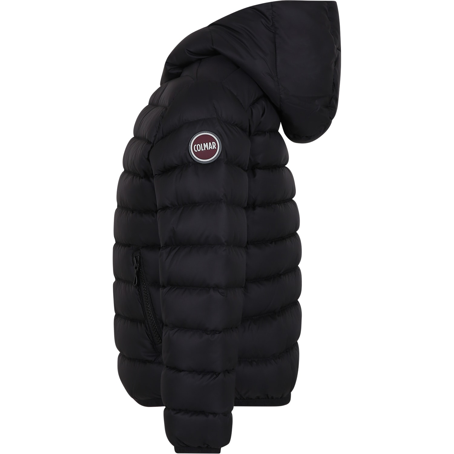 Colmar Black Down Jacket For Boy In Black