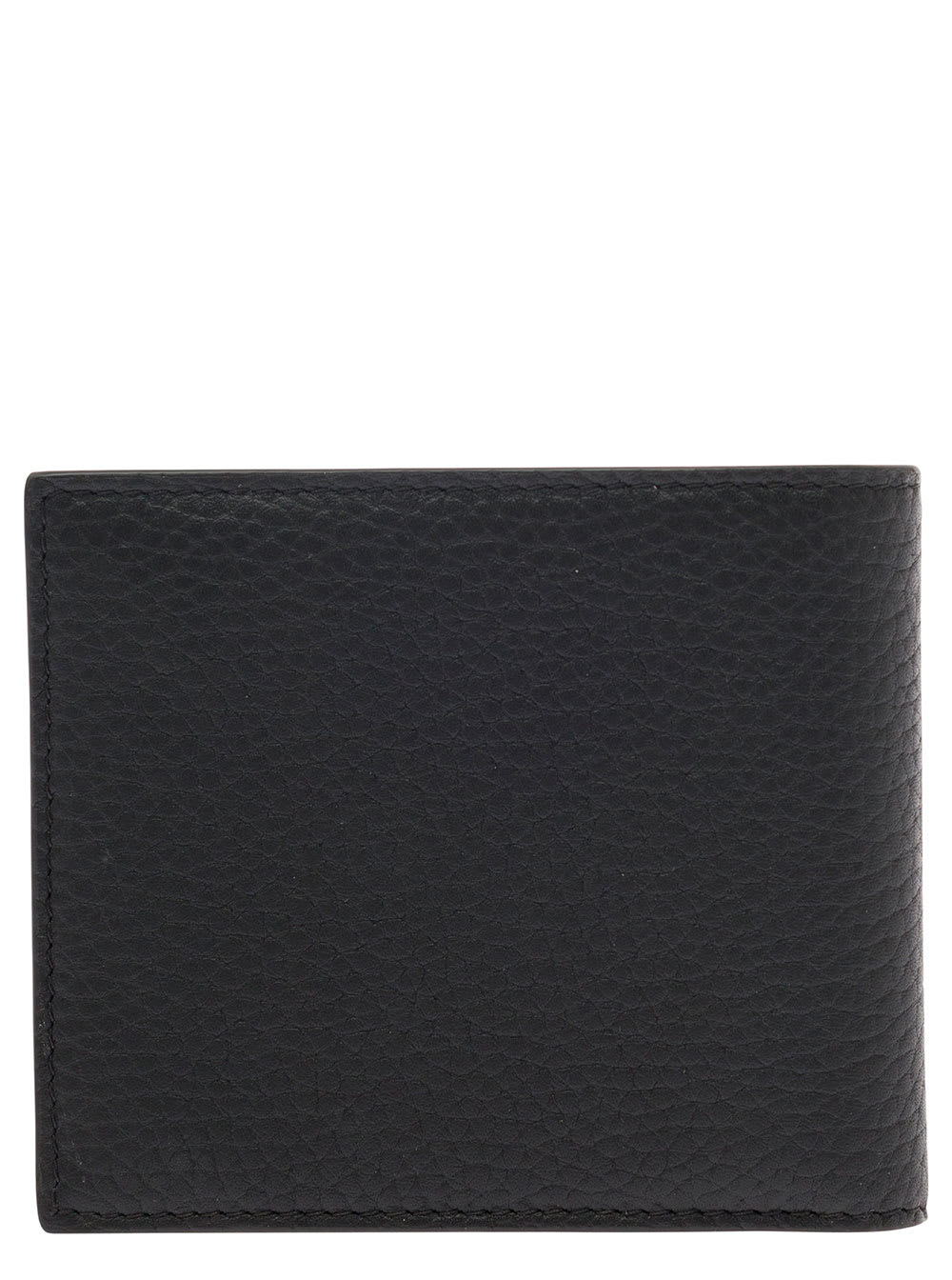 Shop Dolce & Gabbana Black Bifold Wallet With Quilted Leather In Leather Man