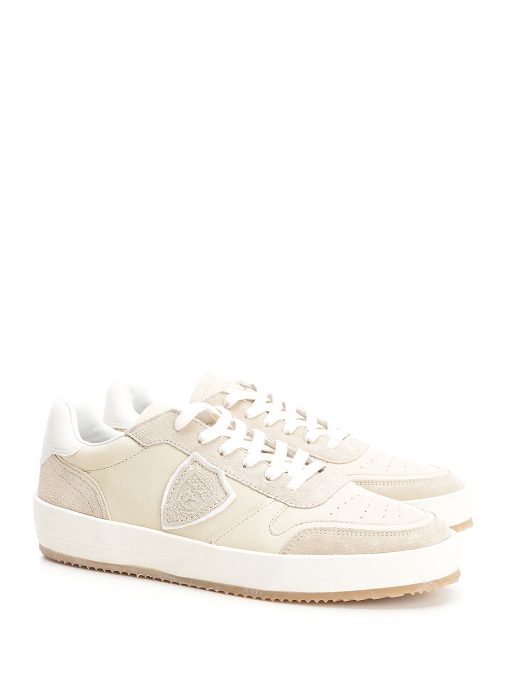 Shop Philippe Model Nice Sneaker In Beige