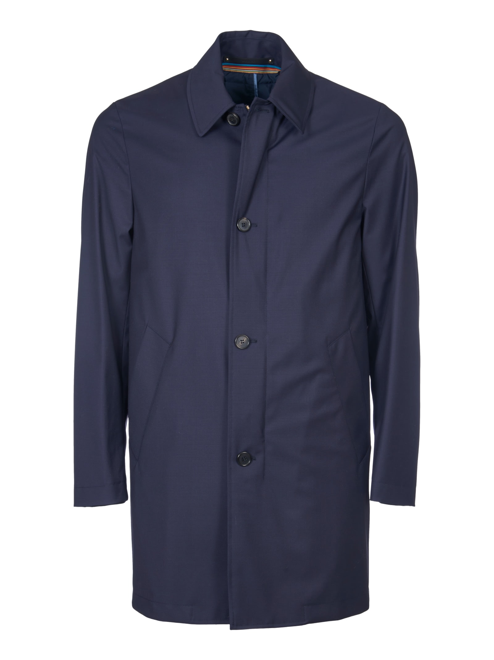 Shop Paul Smith Trench In Blue