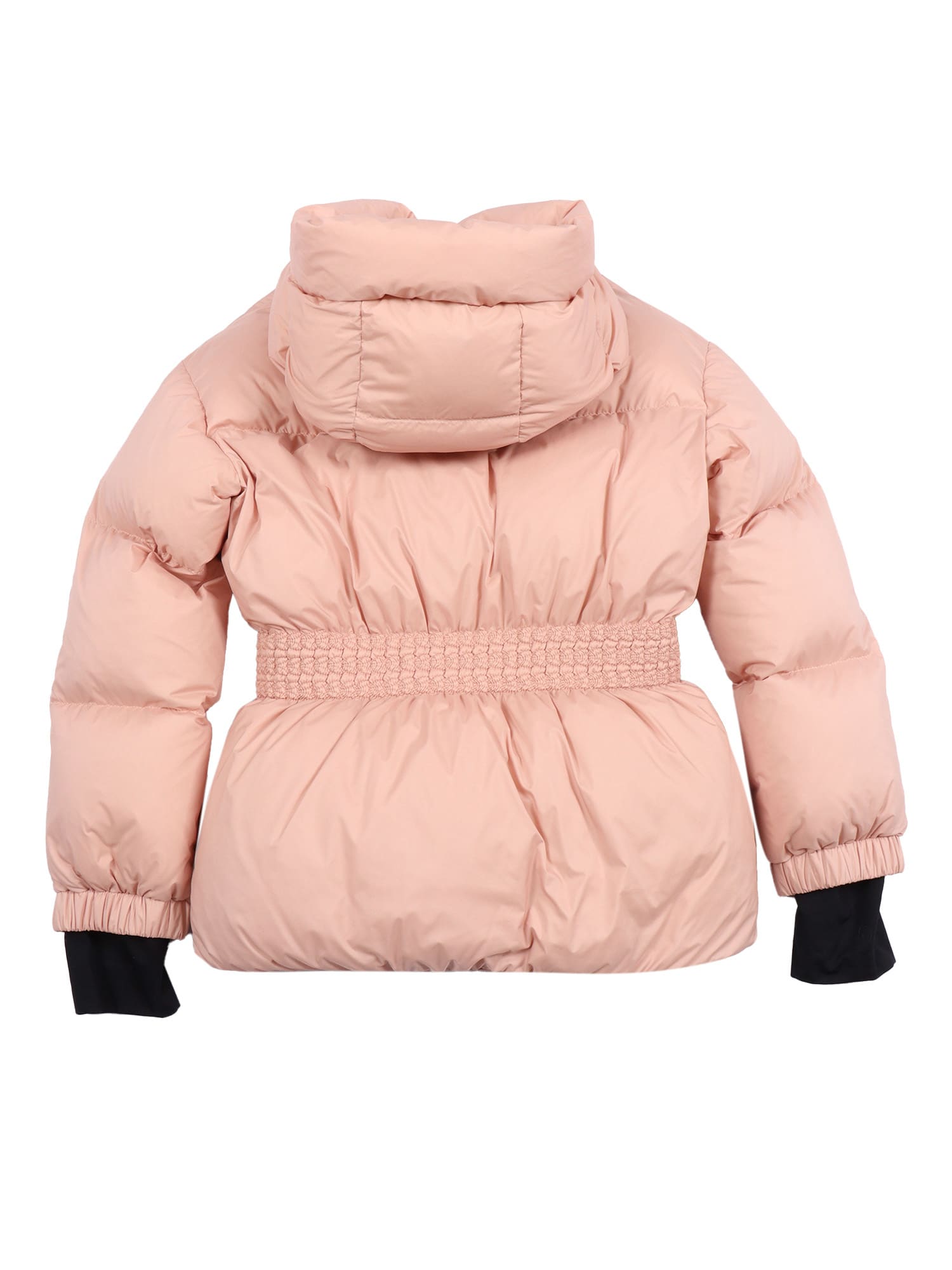 Moncler Light Pink Wollemi Long-sleeve Shell-down Jacket 8- In Pink
