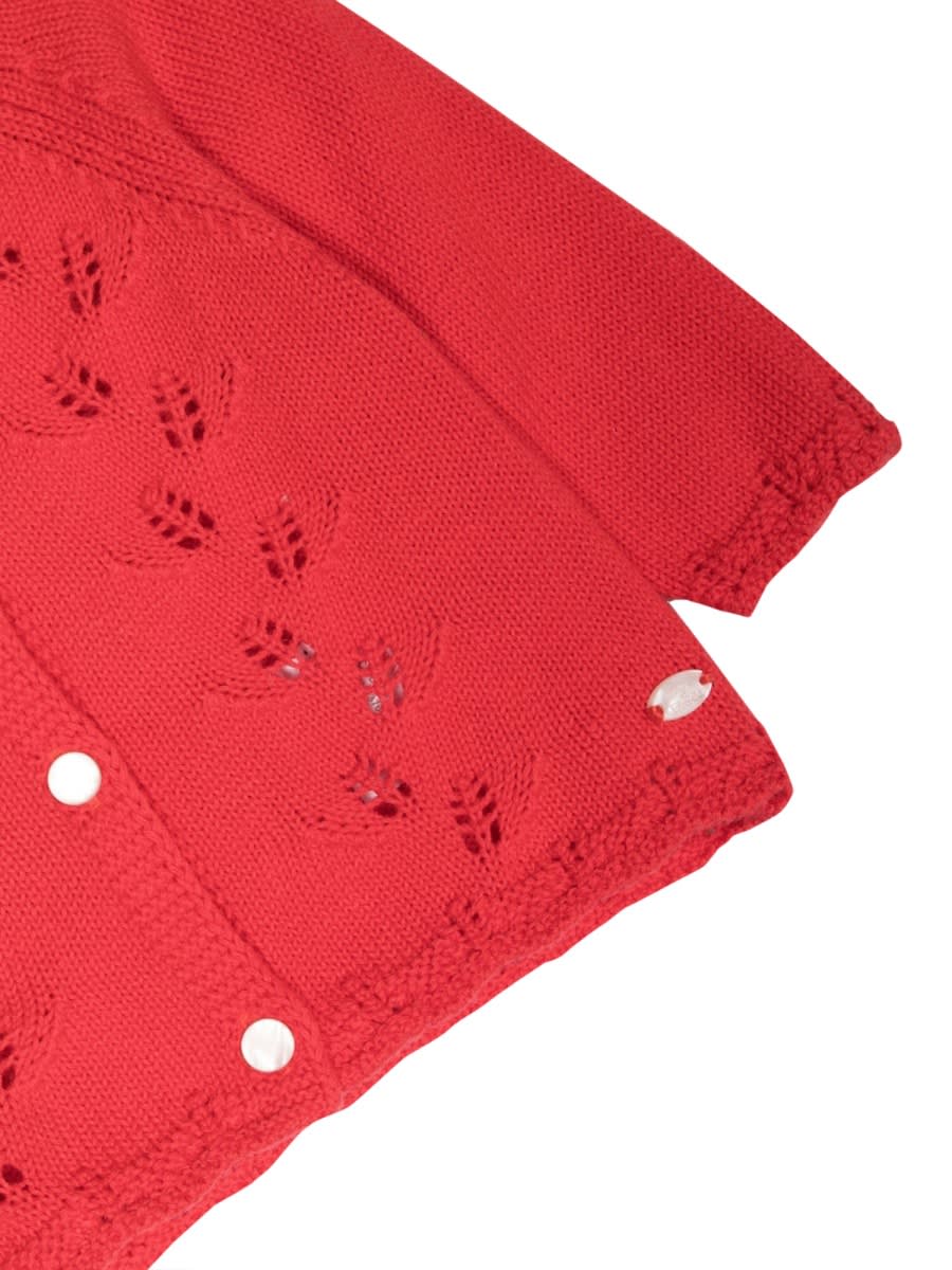Tartine Et Chocolat Cardigan In Red