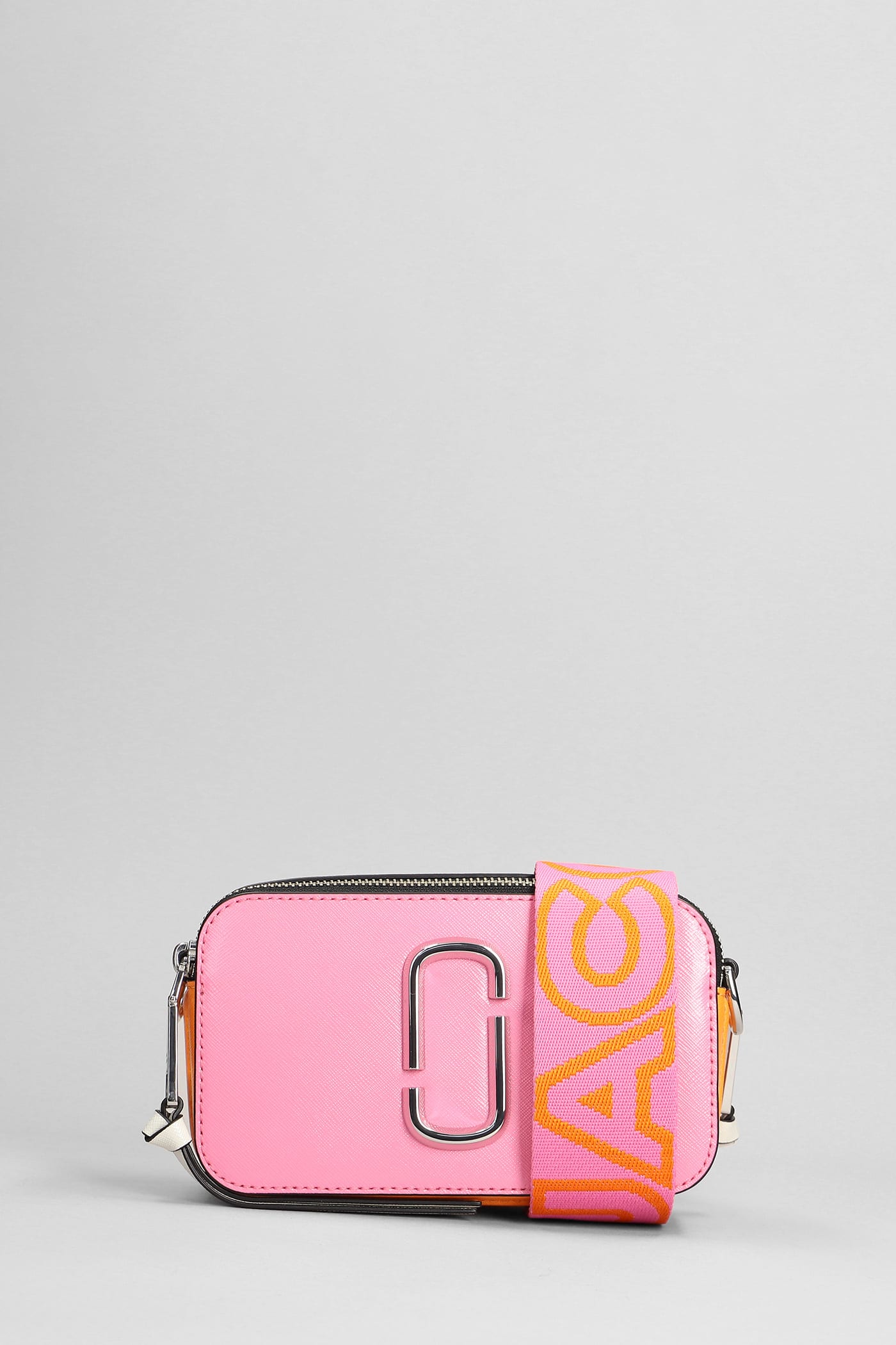 Marc Jacobs The Snapshot Shoulder Bag In Rose-pink Leather
