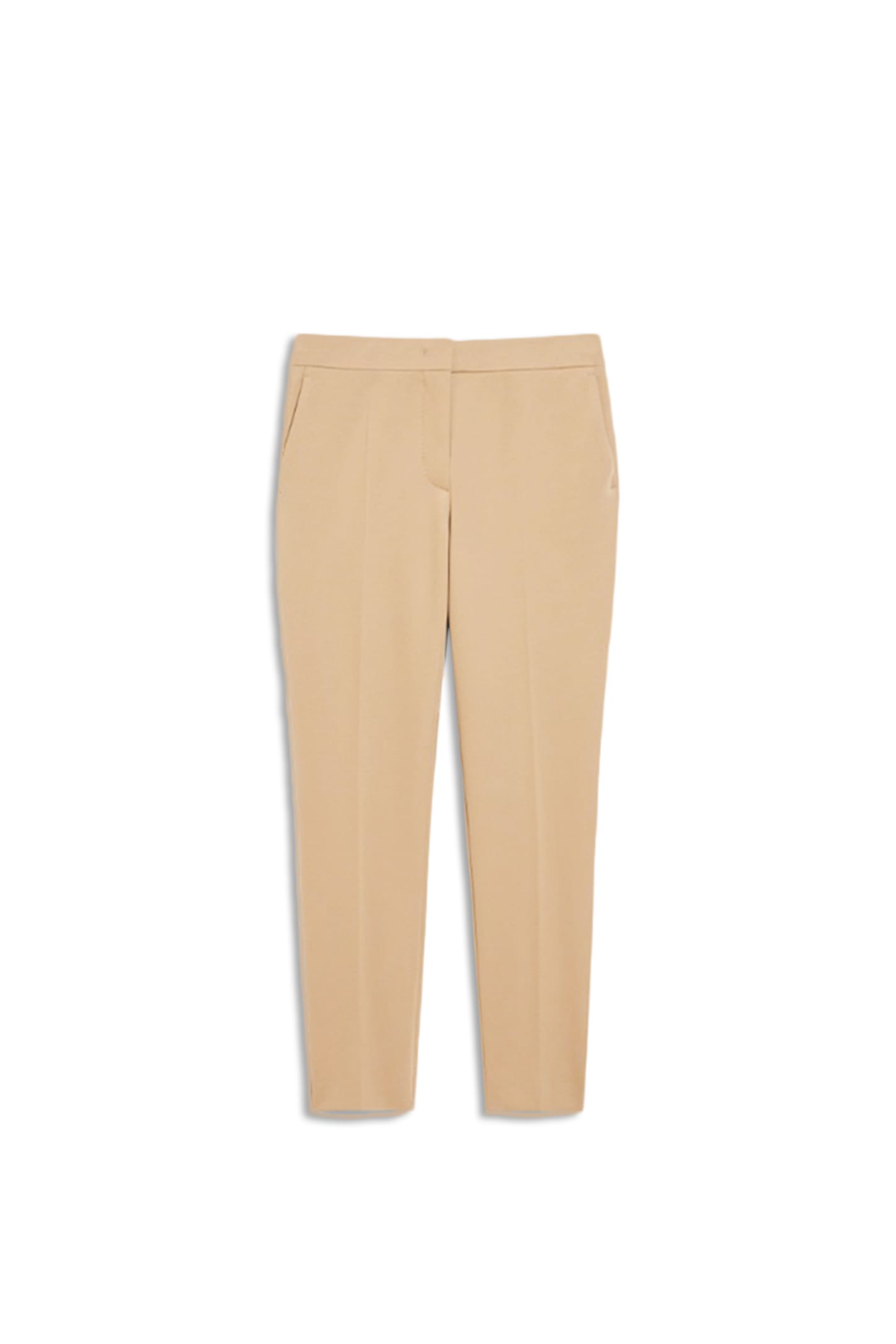 Shop Max Mara Pegno Pants In Beige