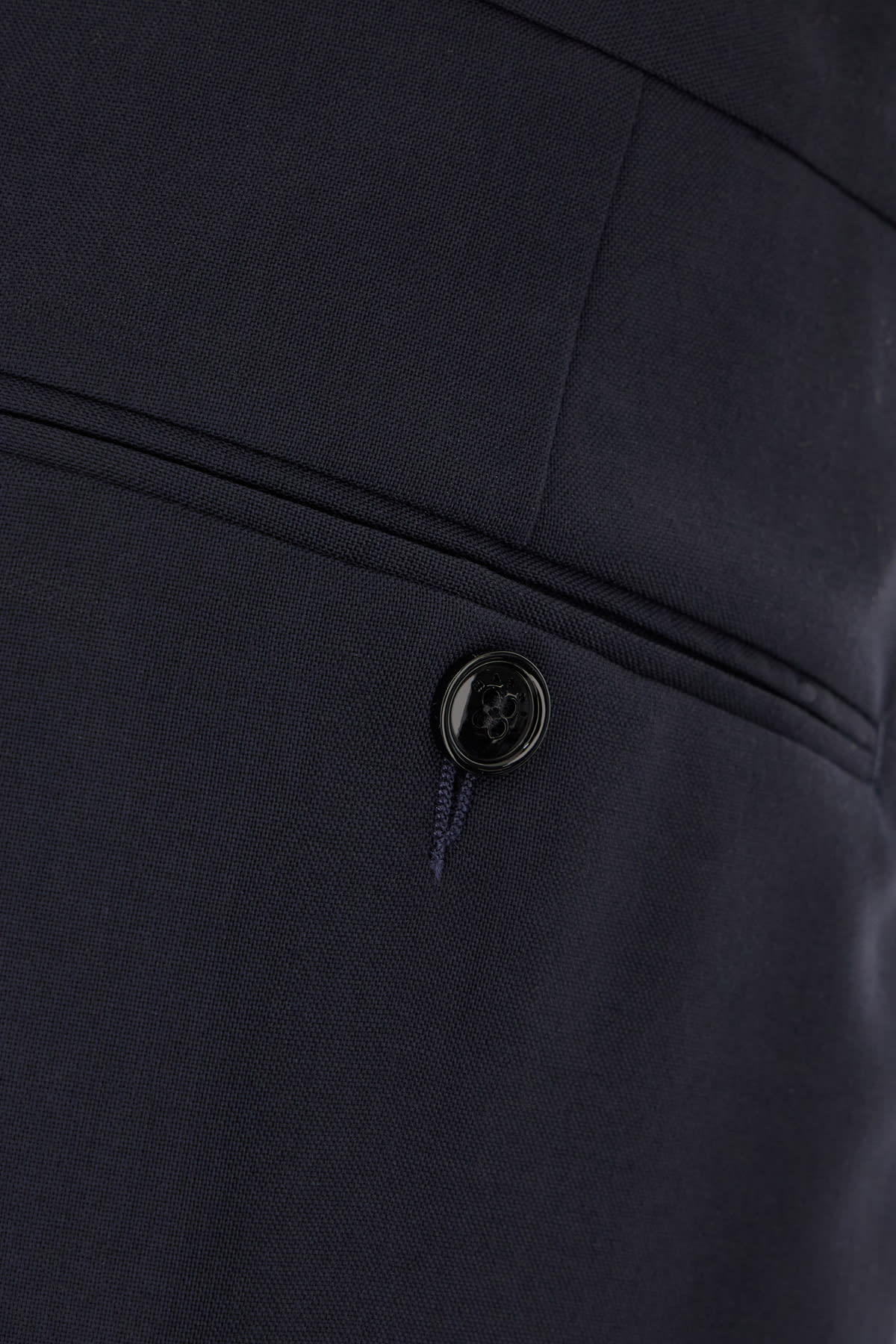 MARNI NAVY BLUE WOOL BERMUDA SHORTS 