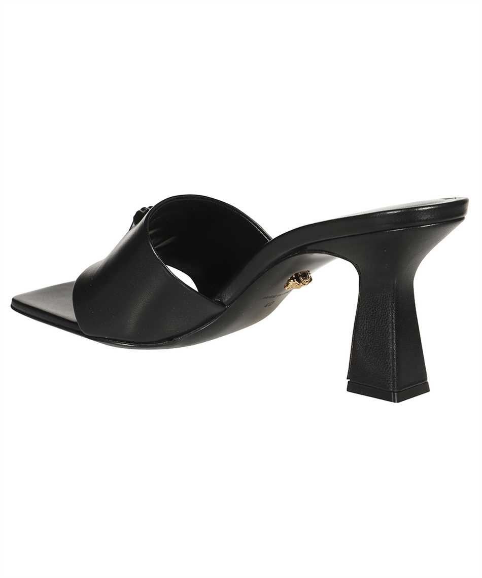 Versace Medusa-head Leather Mules In Black