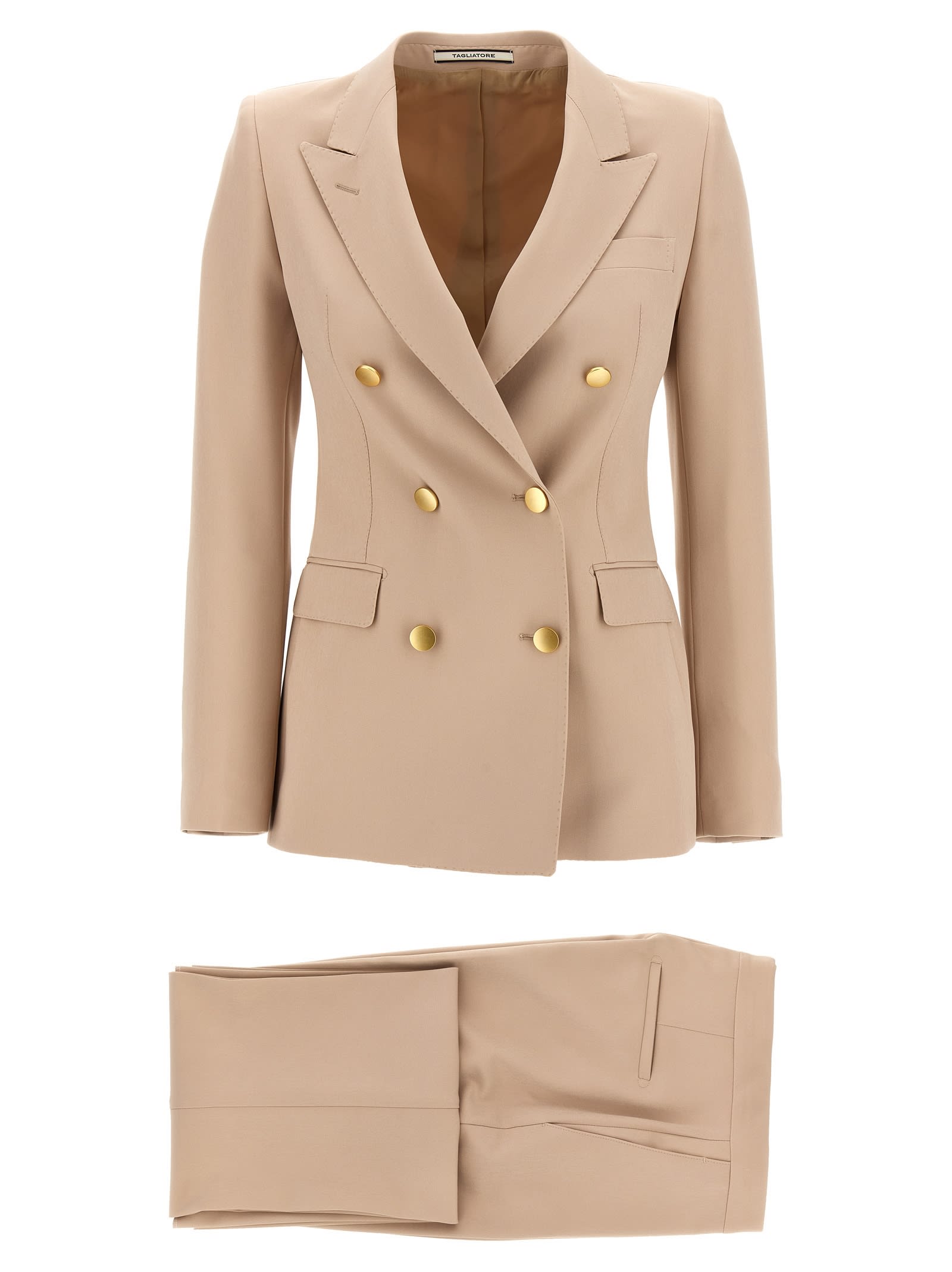 Shop Tagliatore Parigi Dress In Pink
