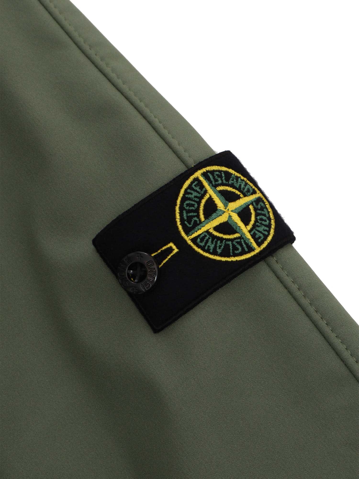 Shop Stone Island Junior Military Green Jacket