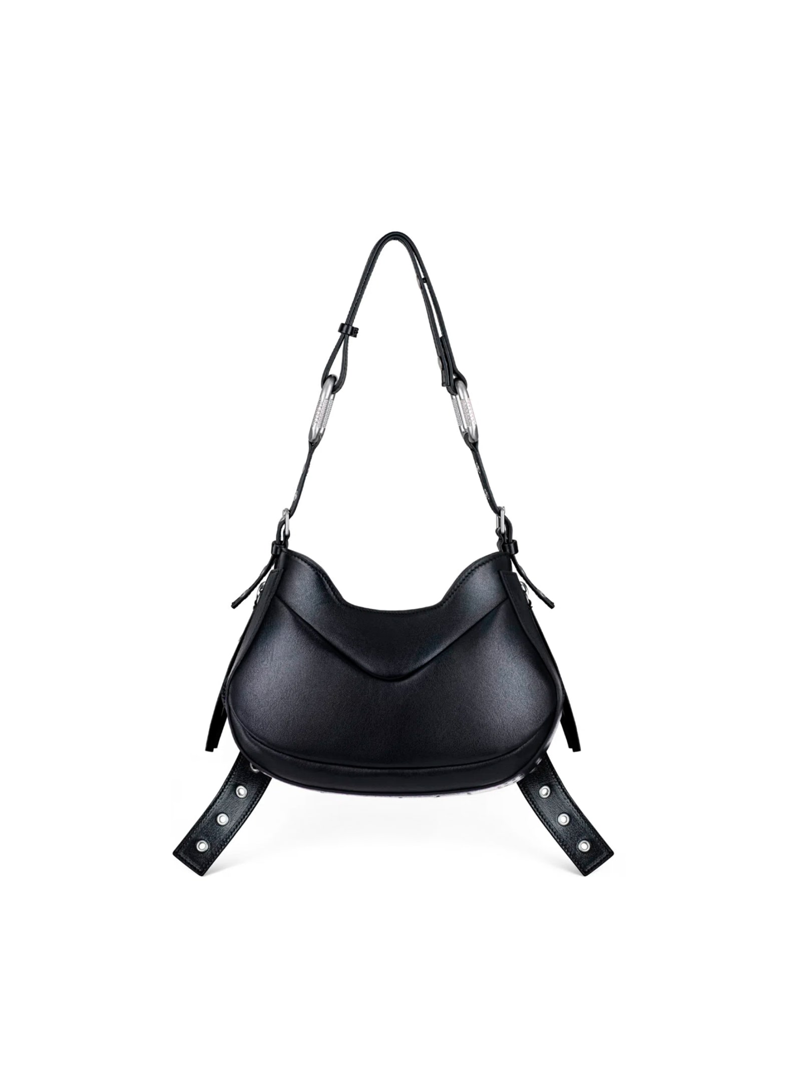 Shop Biasia Shoulder Bag Y2k.002 In Black