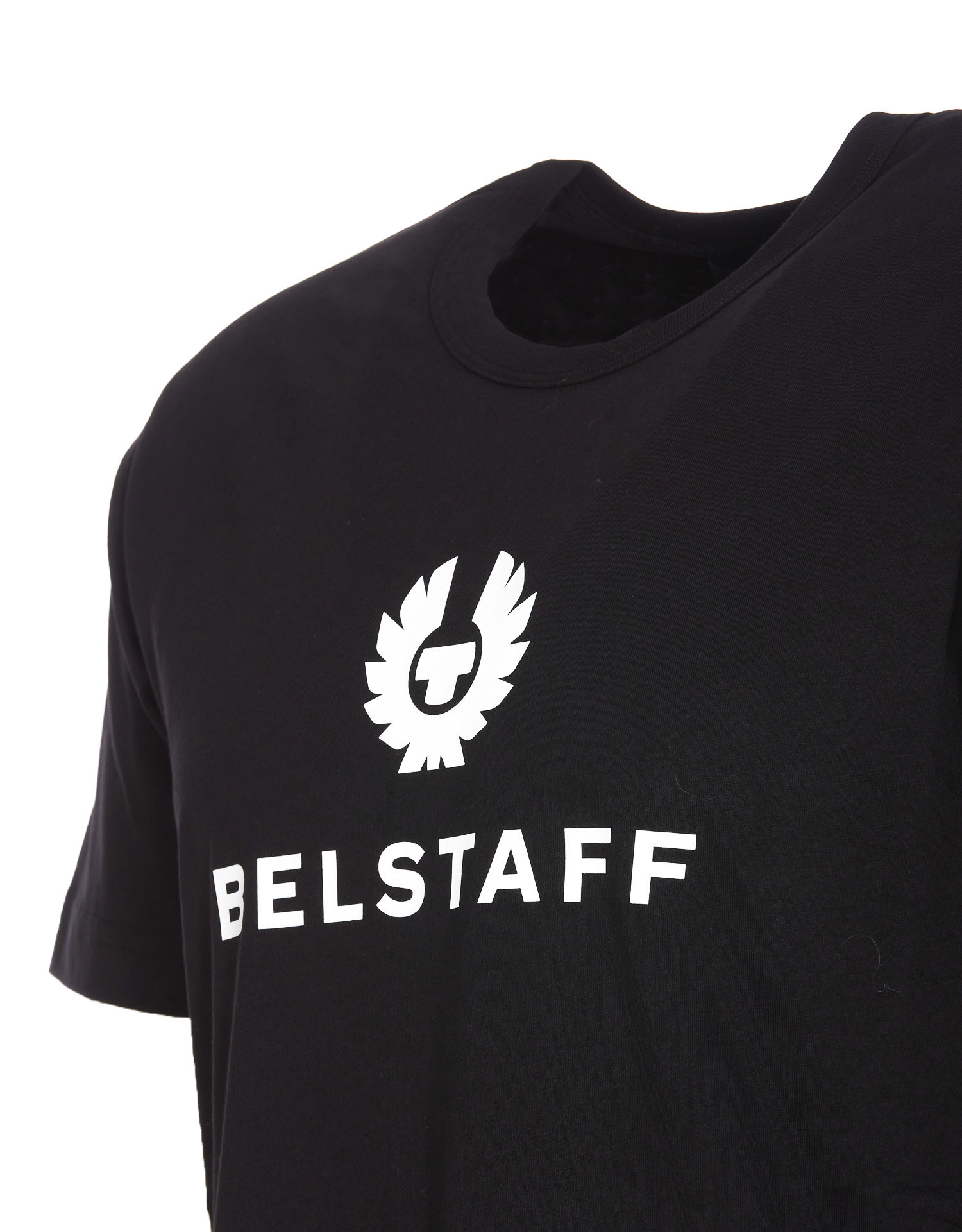 Shop Belstaff Logo Signature T-shirt In Black