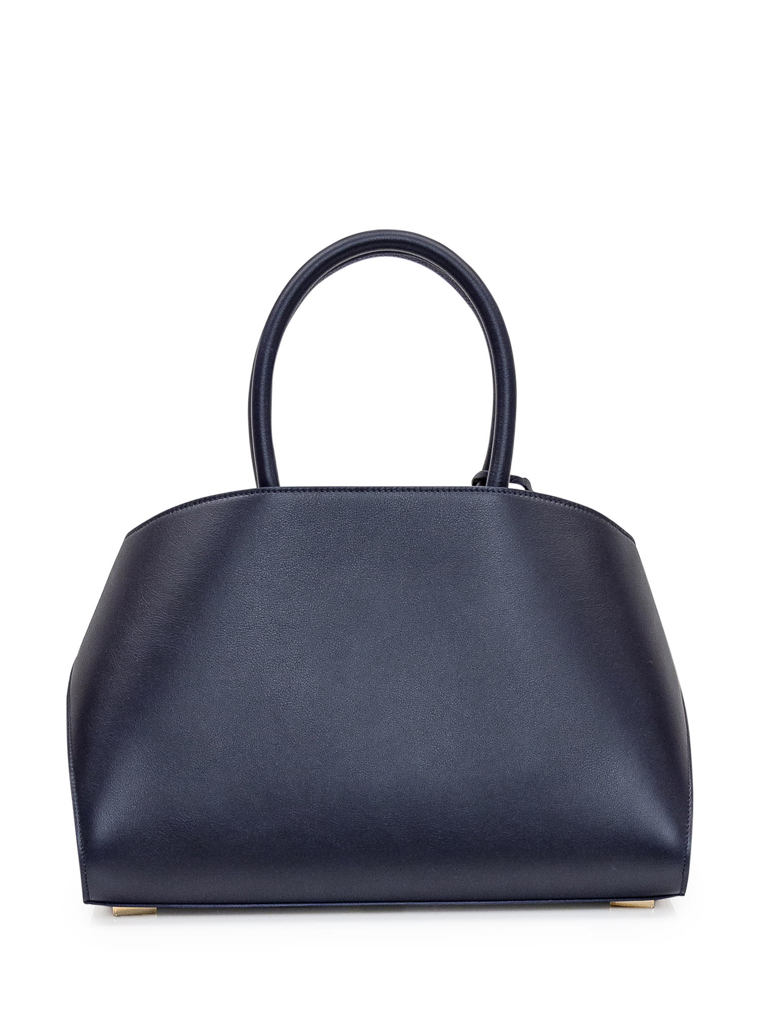 Ferragamo Women Hug Small Leahter Tote Bag In Blue