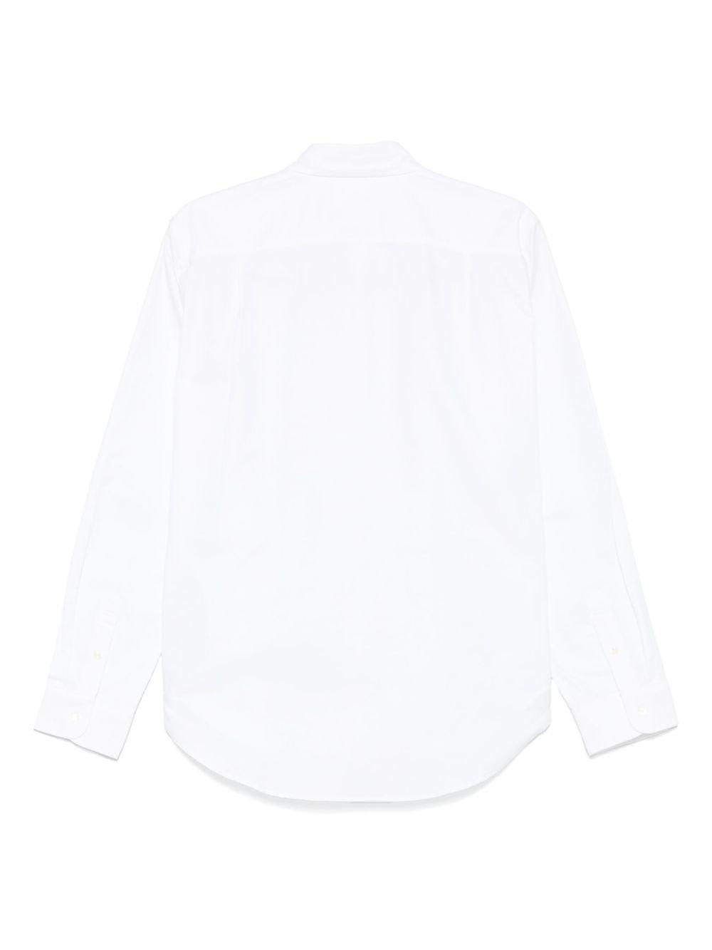 Junya Watanabe Cotton Shirt With Long Sleeves And Box-pleat Detail