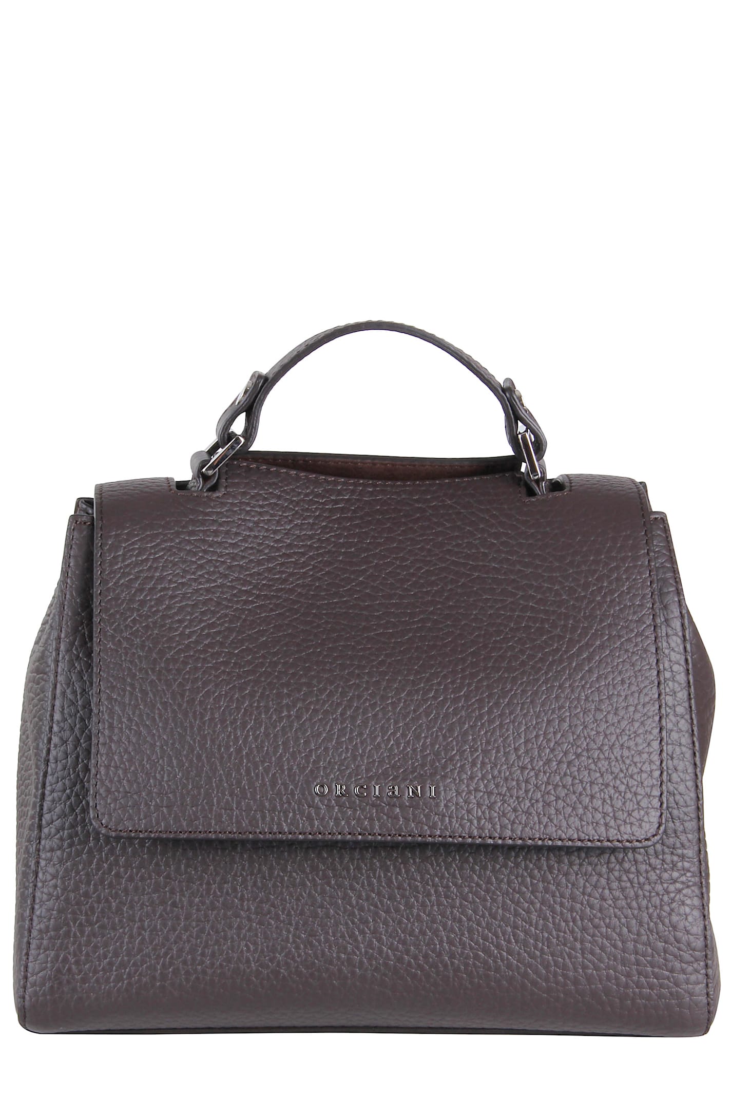 Orciani Borsa Sveva Soft Piccola A Mano In Brown