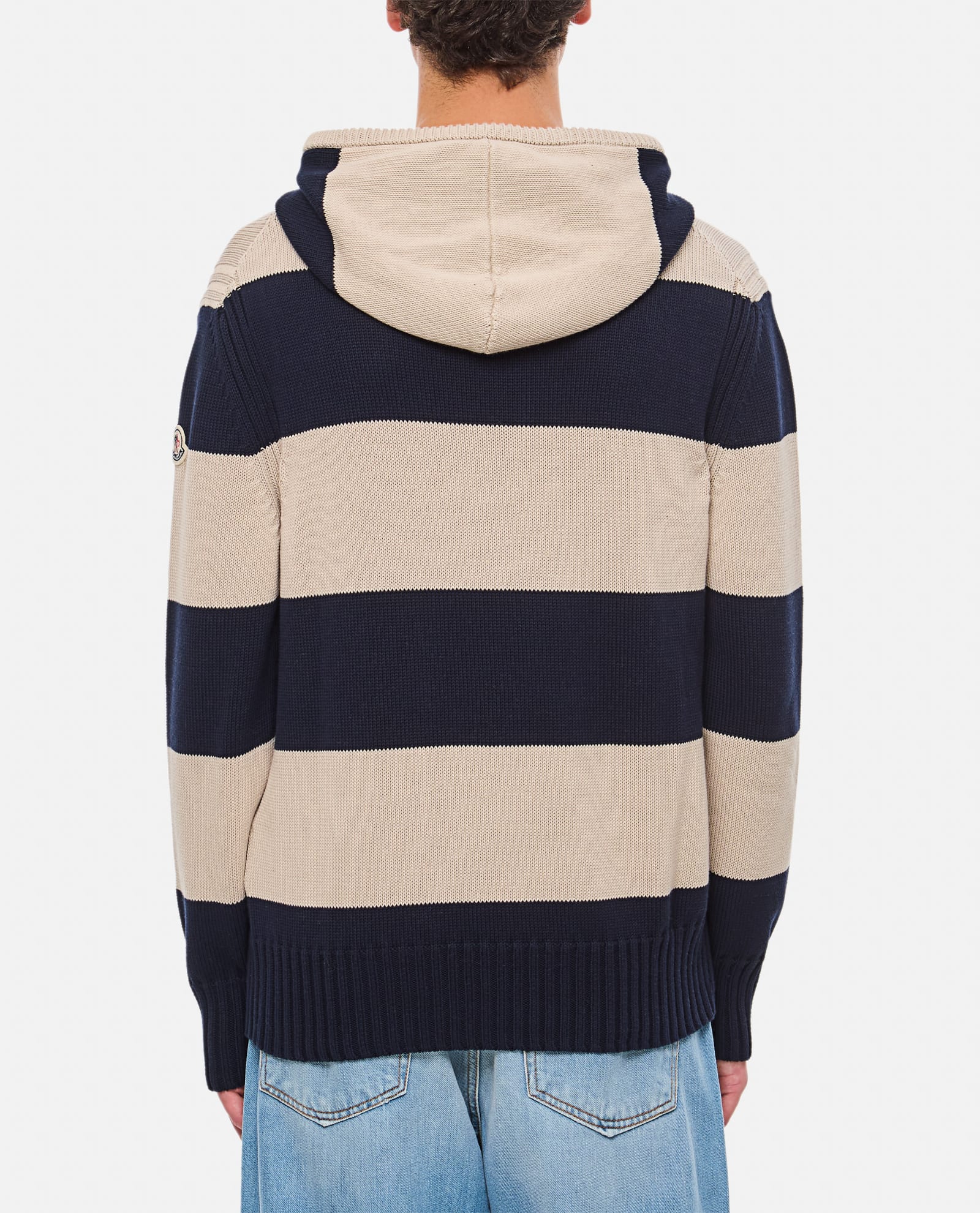 Shop Moncler Hoodie Sweatshirt In Multicolour