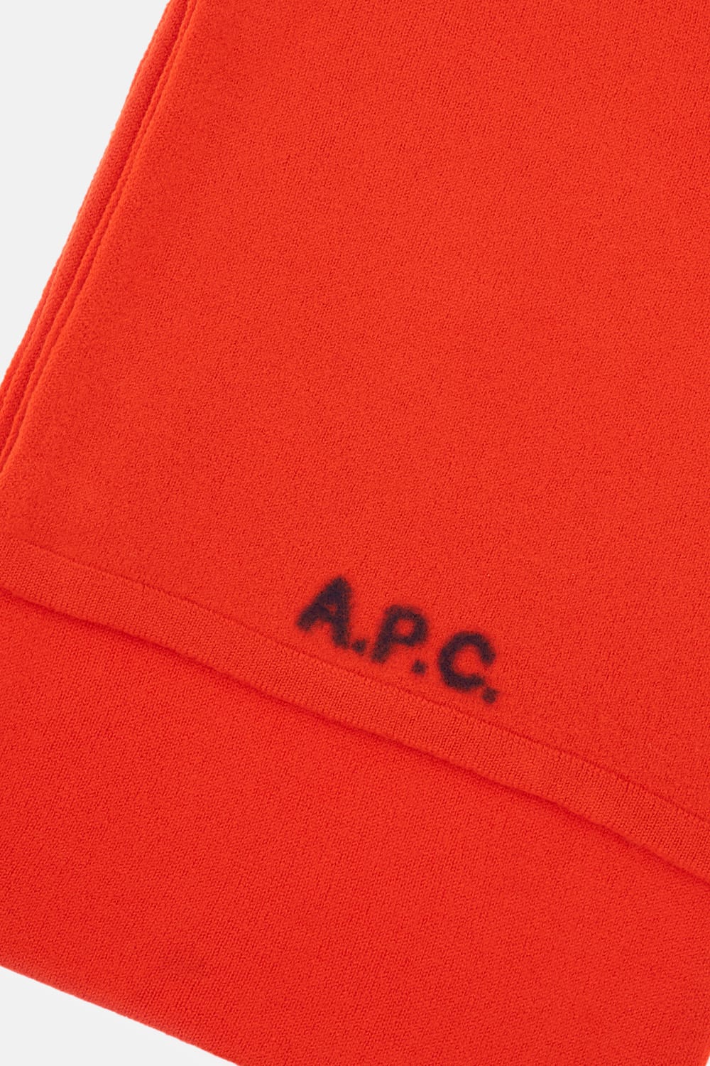 Apc Logo-embellishment Scarf In Red