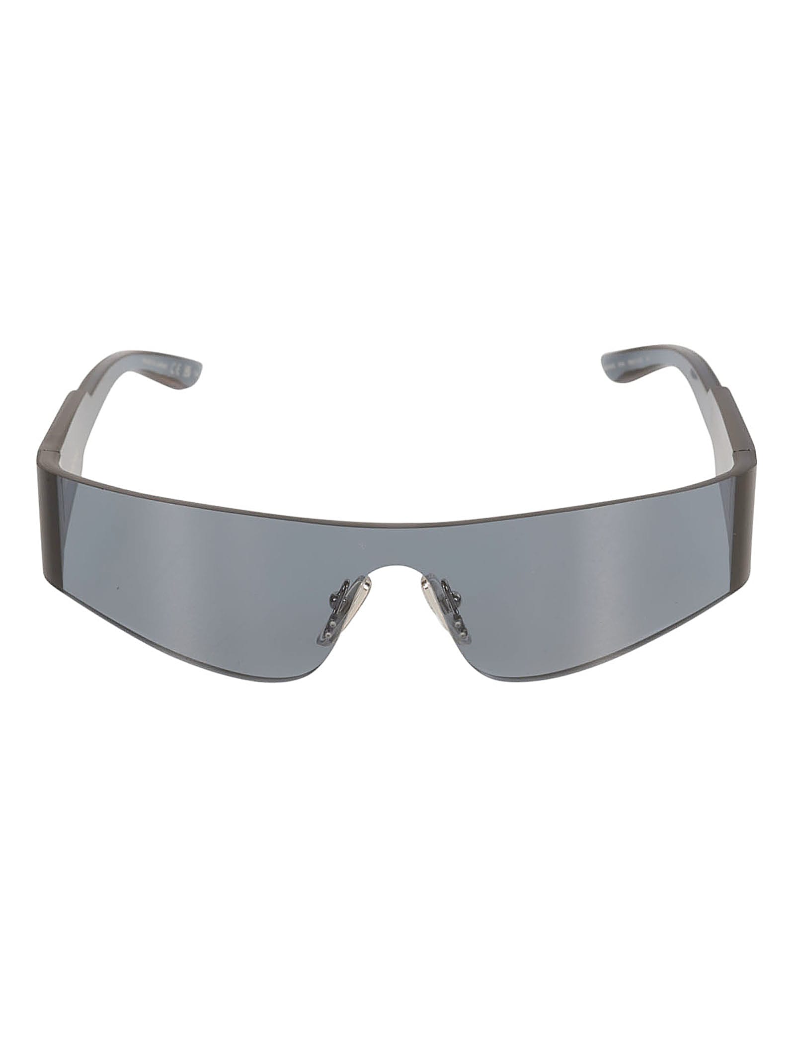 Balenciaga Shield-frame Sunglasses In Blue