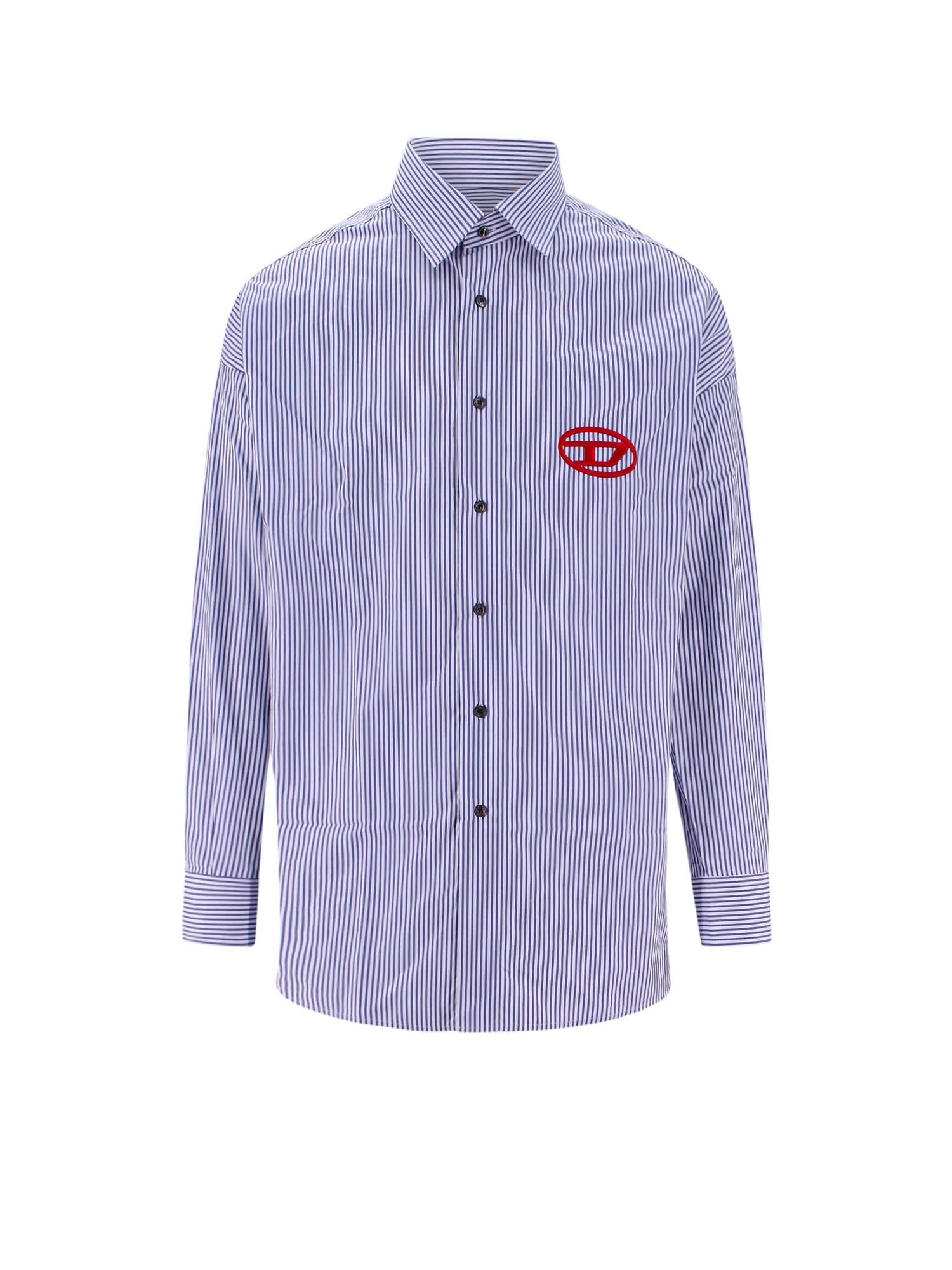 Shop Diesel Shirt In Blue