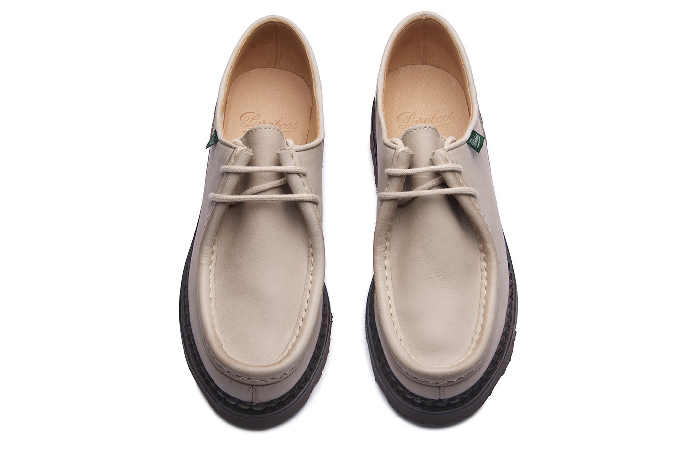 Paraboot Michael Derby Shoes In Gray