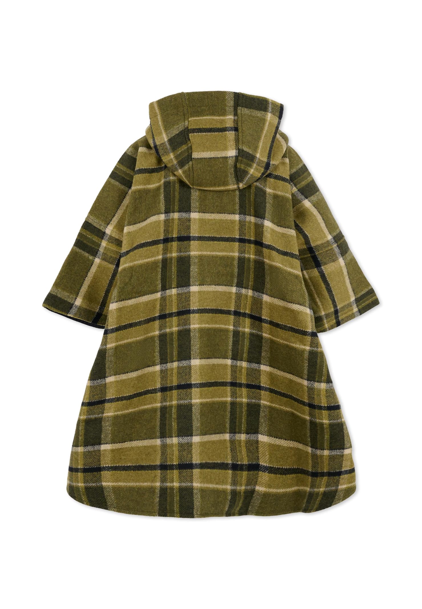 Chloé Green Cape For Girl With Logo In Multi