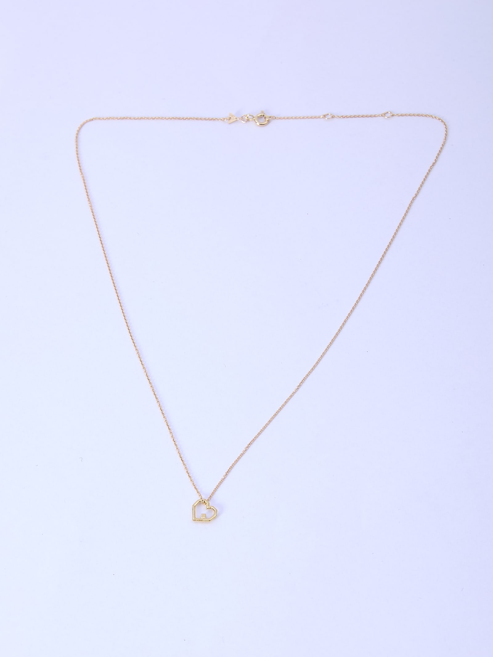 Mini Corazon Brillante Necklace