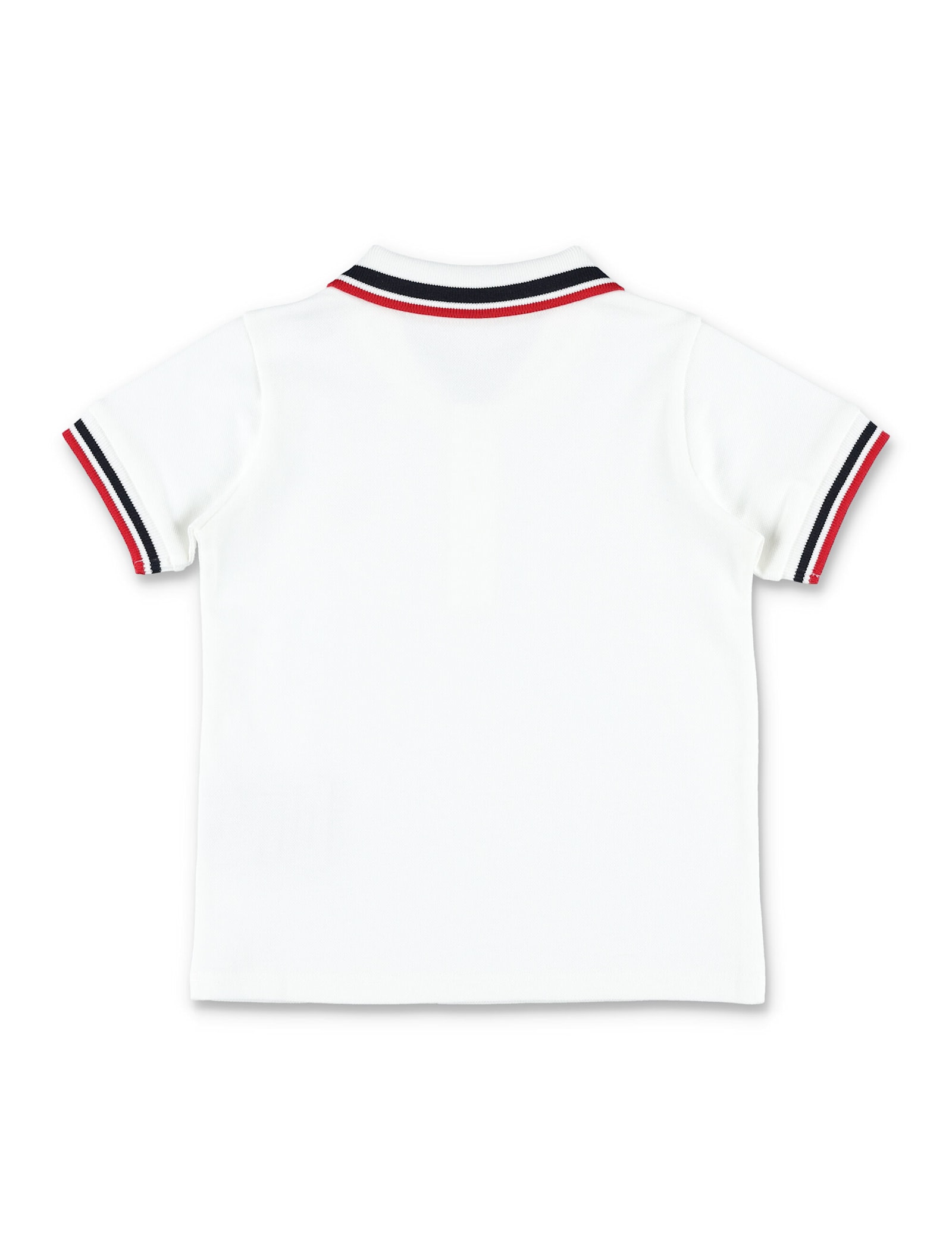 Moncler Kid - Tricolour-trimmed Cotton Piquet Set In Navy/white
