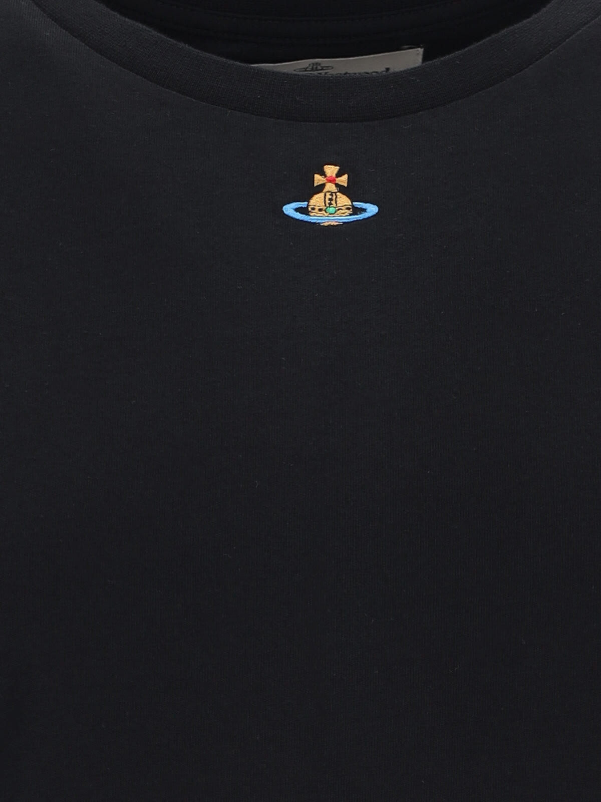 Vivienne Westwood Black Celestial Embroidered T-shirt