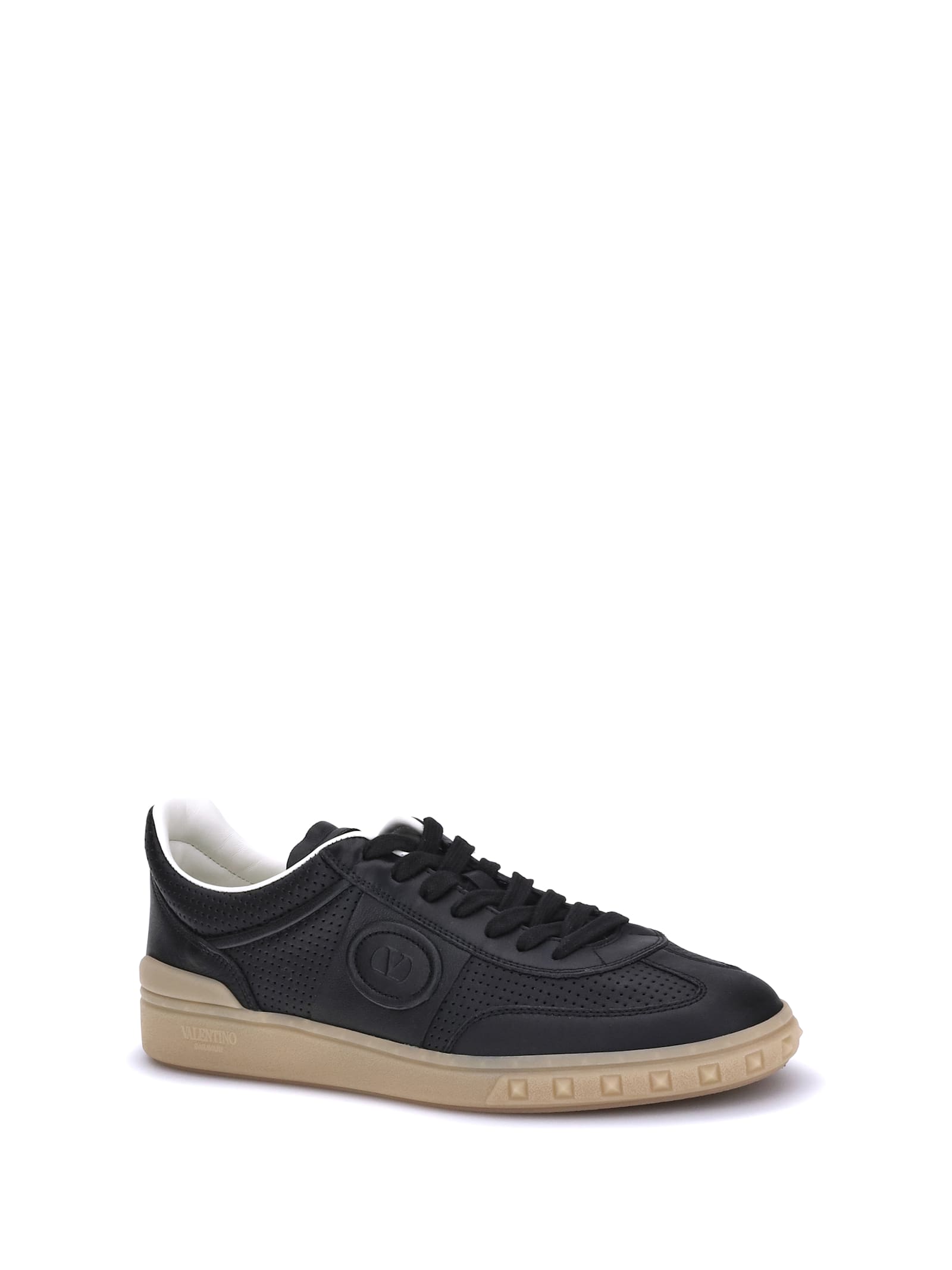 Valentino Upvillage Low-top Sneakers In Black