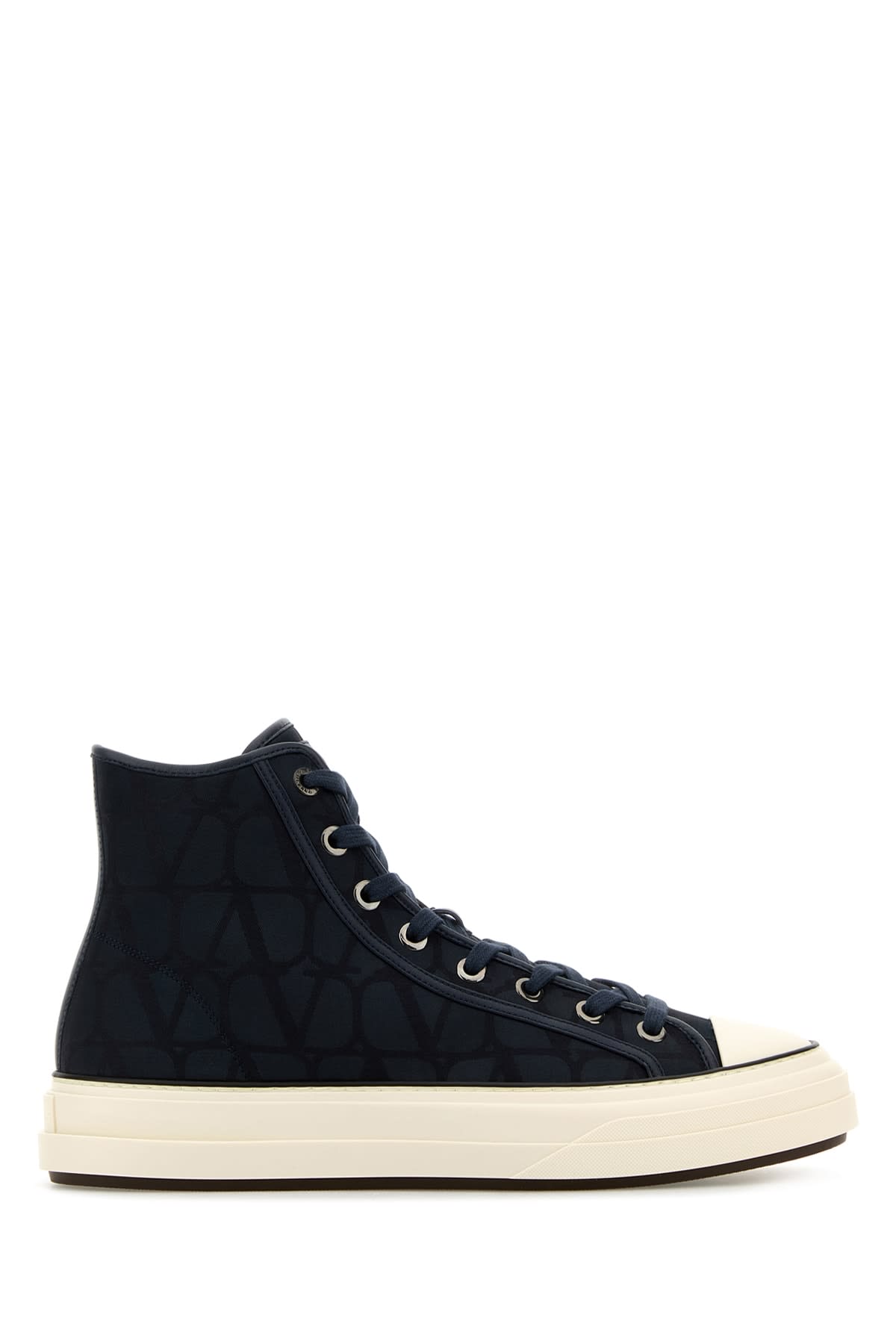 Shop Valentino Sneakers In Marinemarineivorynerofondant