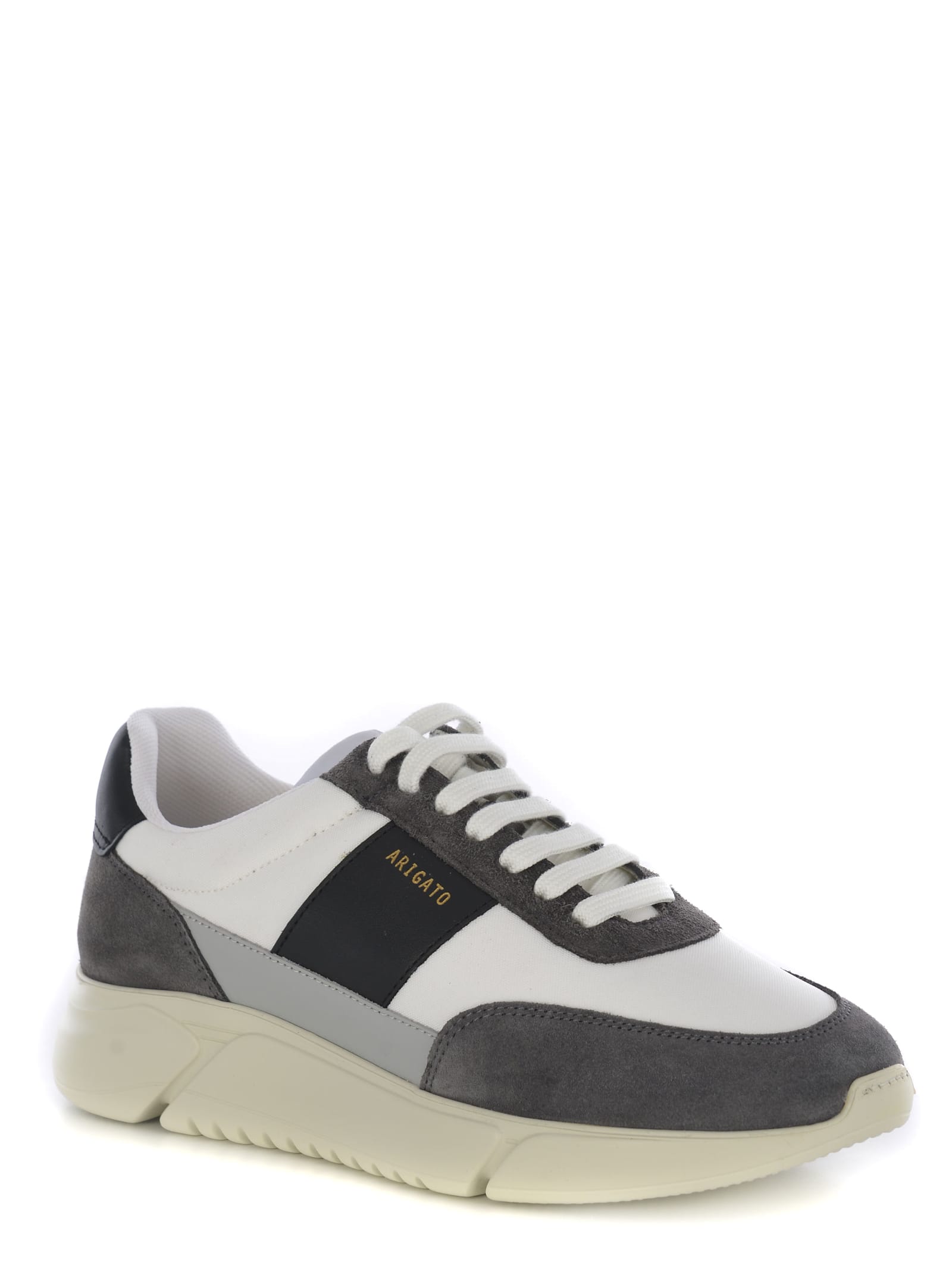 Shop Axel Arigato Sneakers  Genesi Vintage Made Of Leather In White