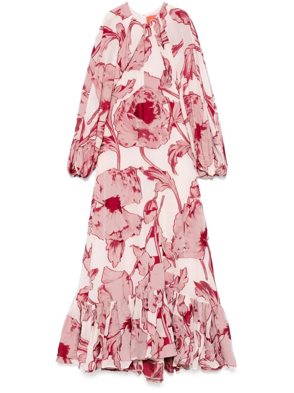 LA DOUBLEJ FLORAL MAXI DRESS 