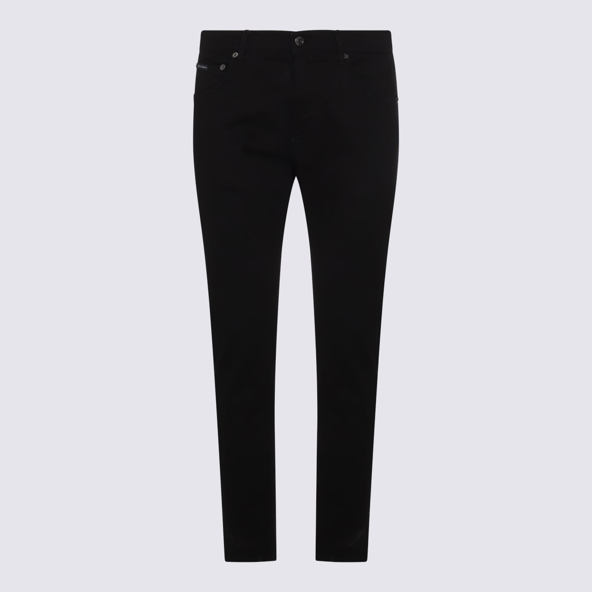 Black Cotton Jeans