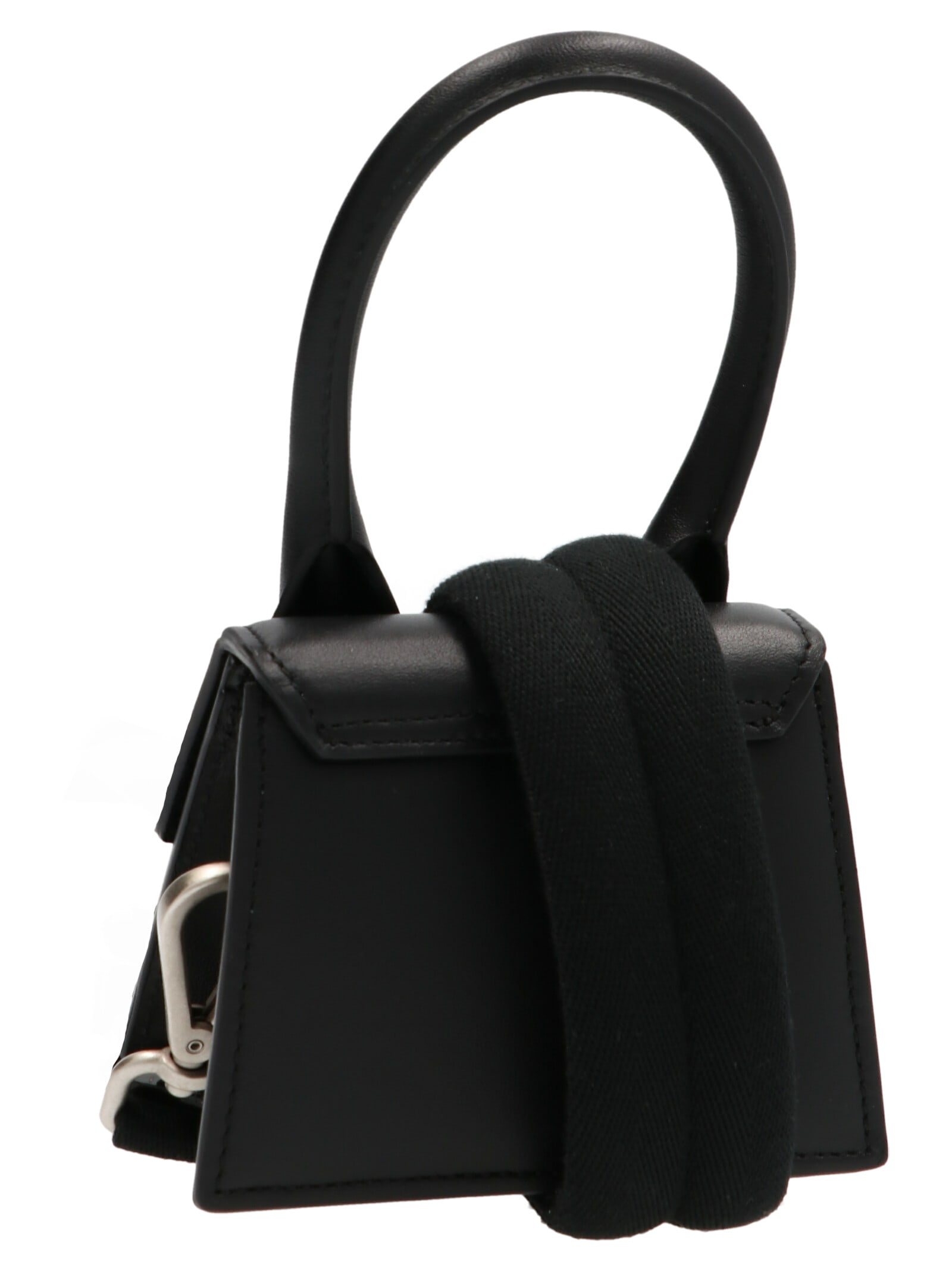 Shop Jacquemus Le Chiquito Homme Mini Handbag In Black