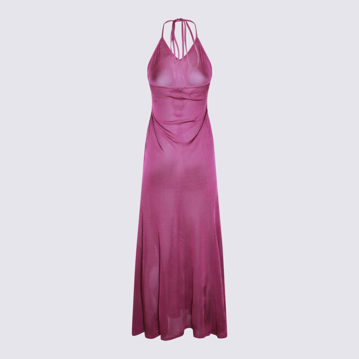 Shop Tom Ford Fuxia Maxi Dress In Fuchsia