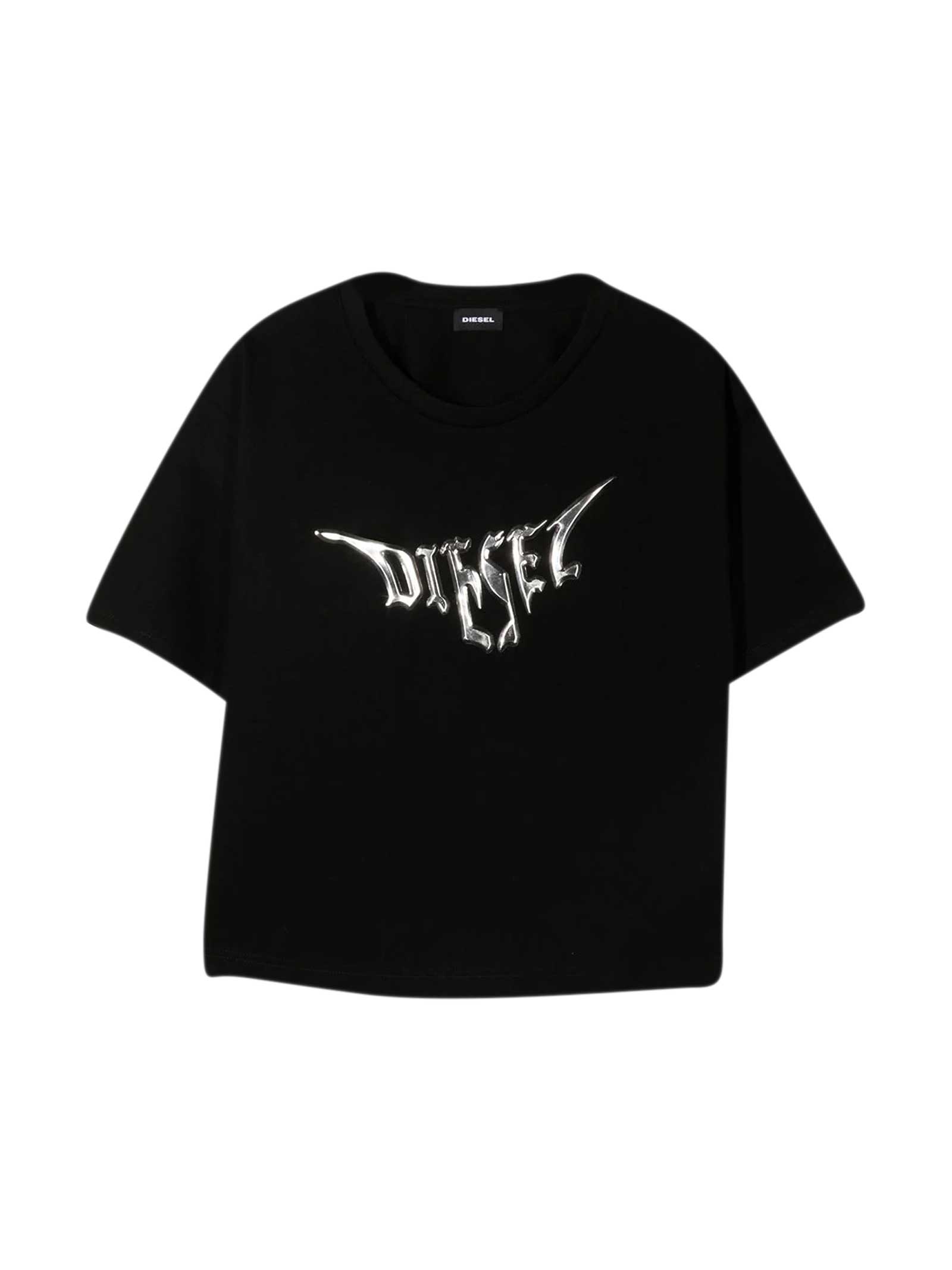 Diesel Black Teen T-shirt