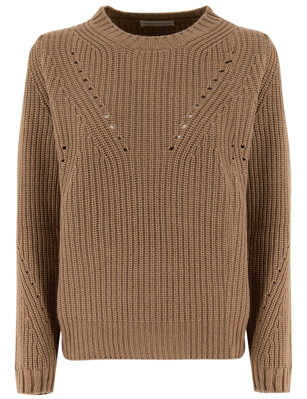 Shop Le Tricot Perugia Jumper In Camel