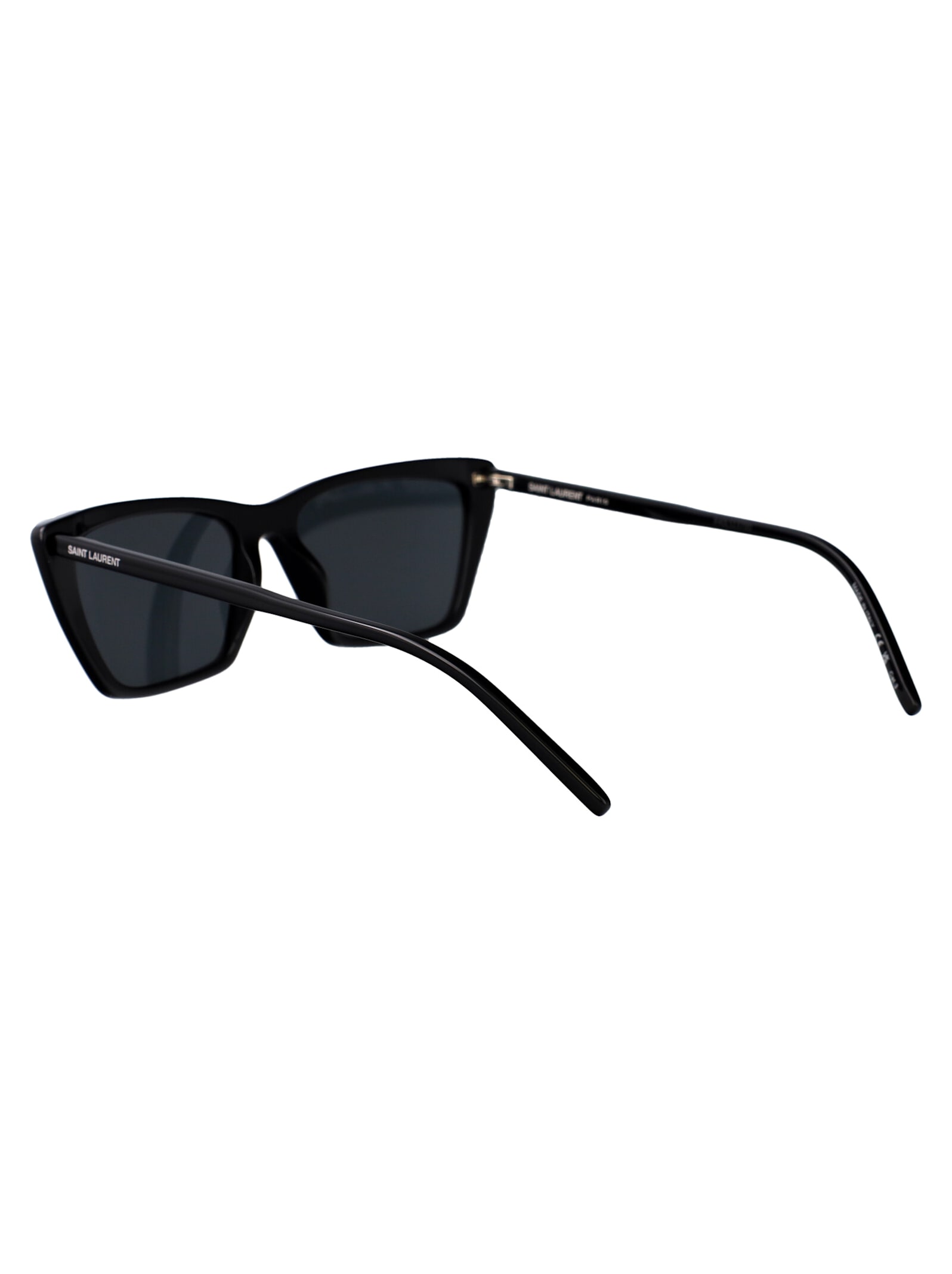 Saint Laurent Sl 737 Mica Thin Sunglasses In Black