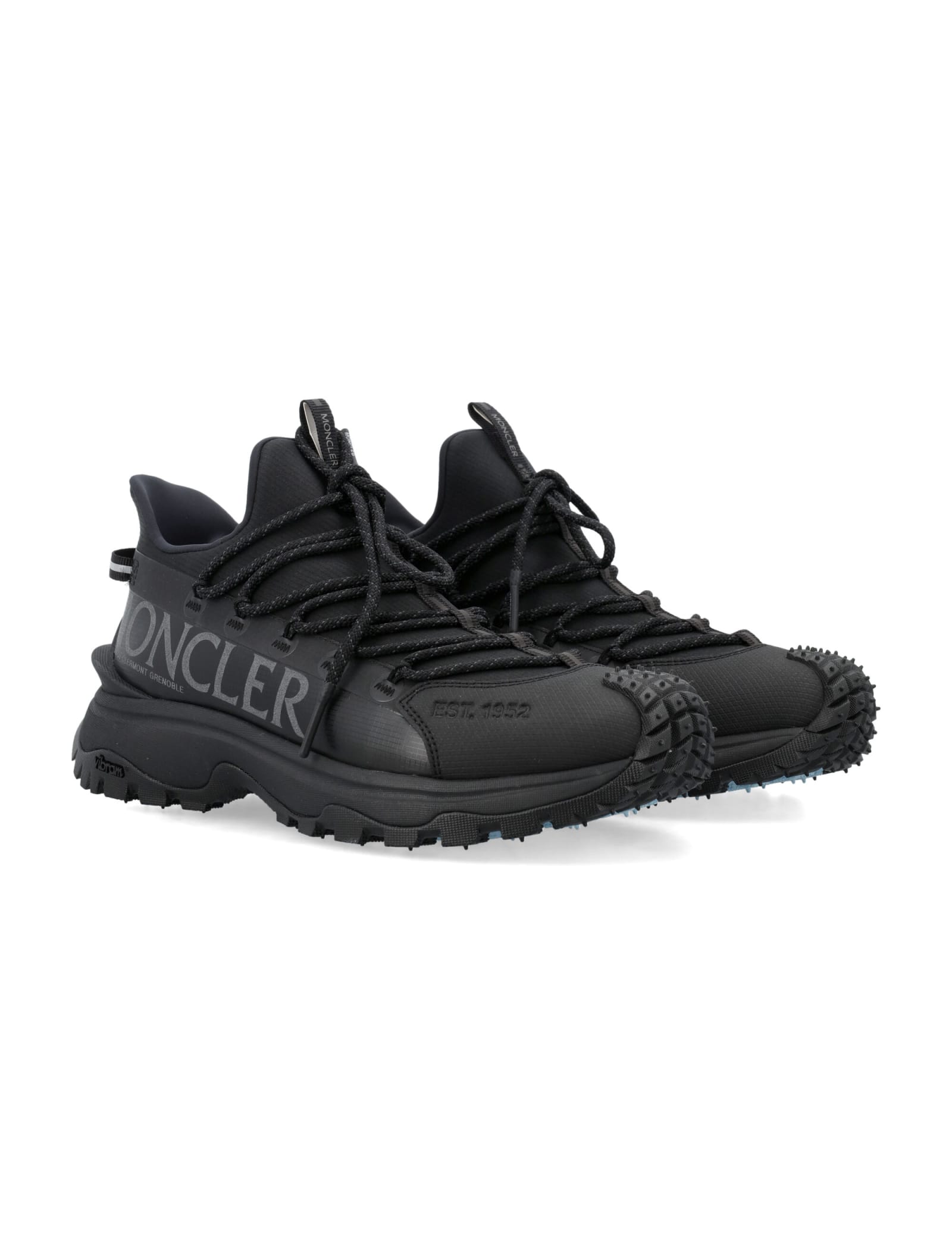 Shop Moncler Trailgrip Lite2 Low Top Sneakers In Black