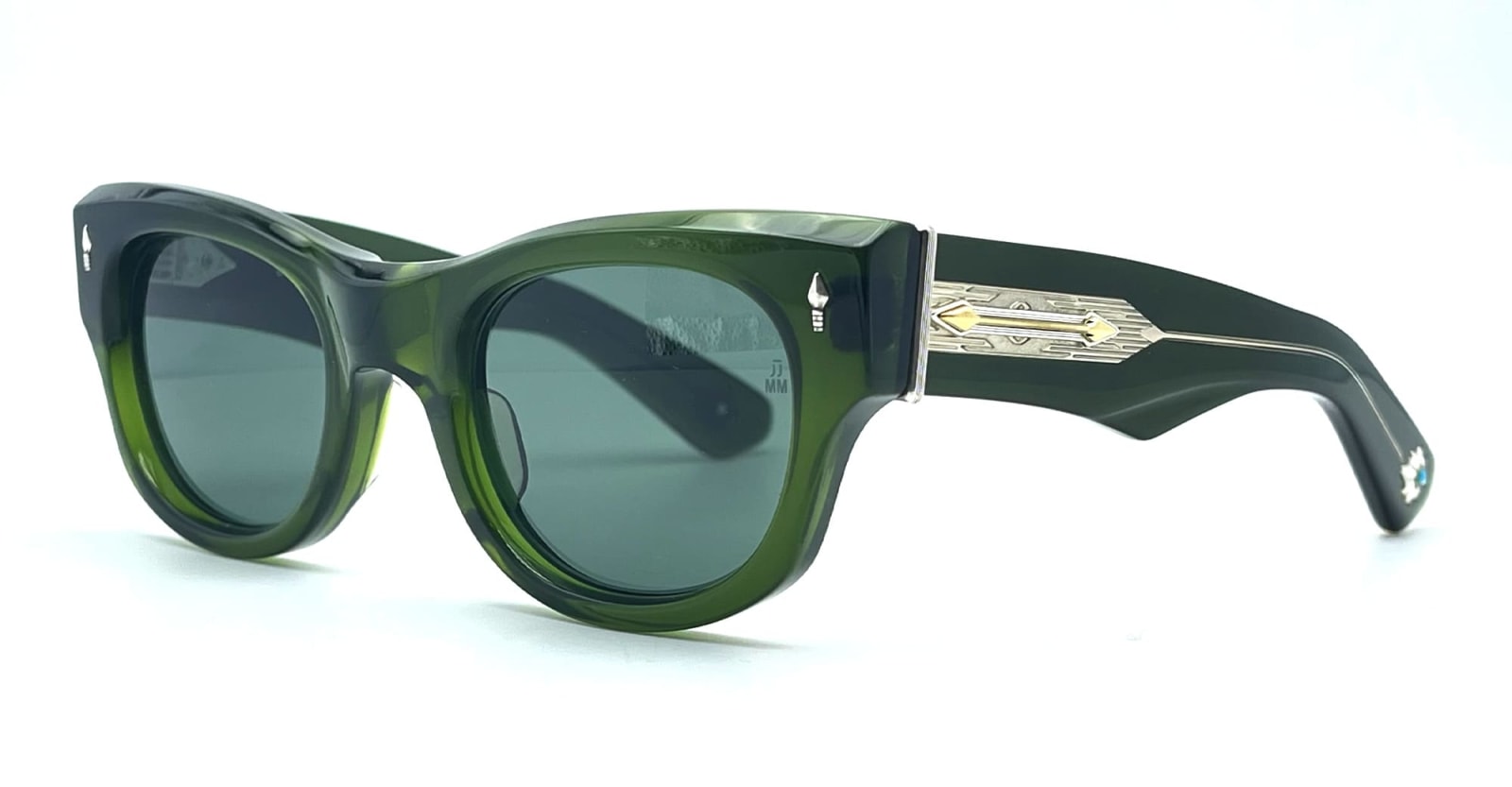 Shop Jacques Marie Mage Last Frontier V - Truckee - Rover Sunglasses In Green