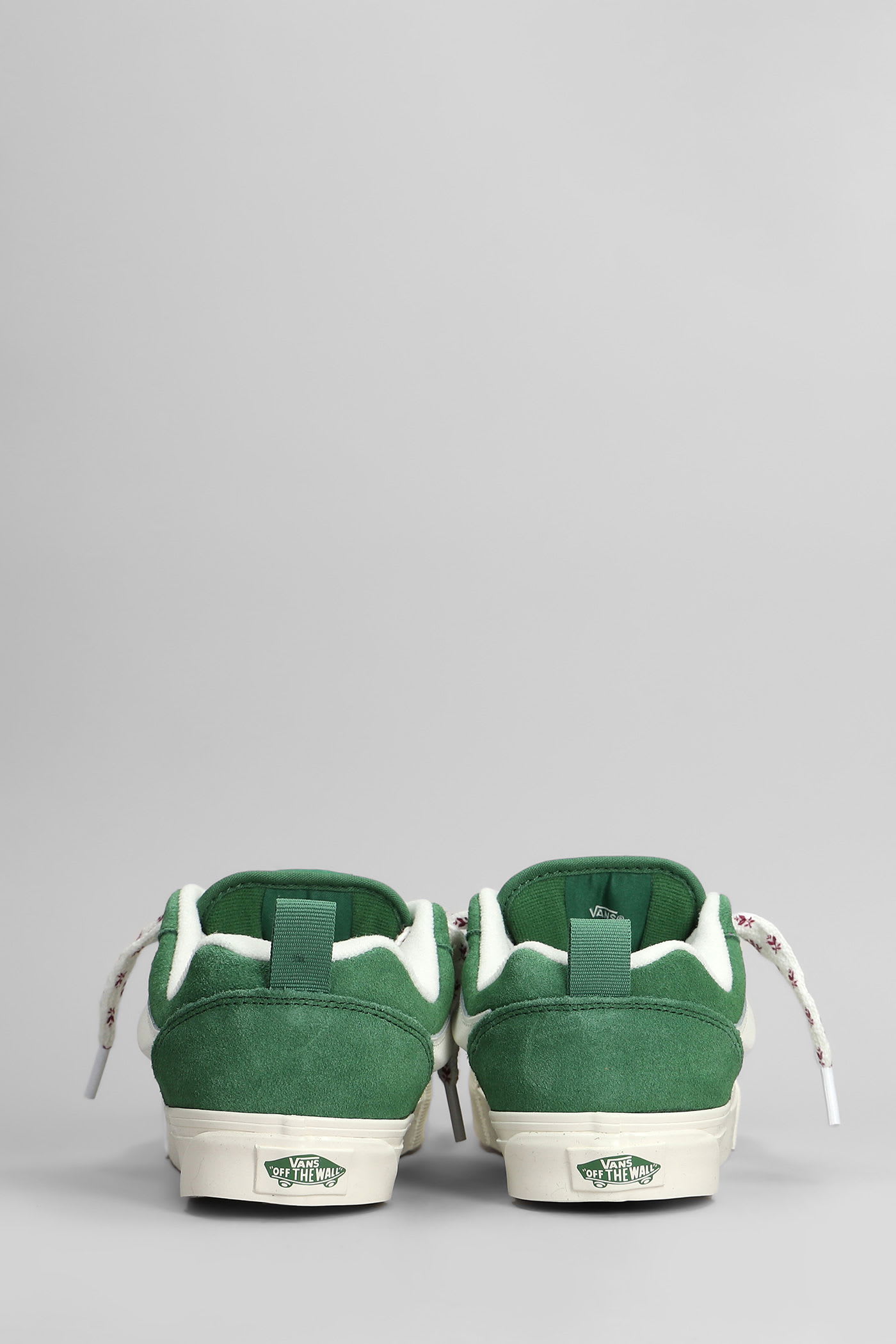 Vans Knu Skool Sneakers In Green Suede In Green