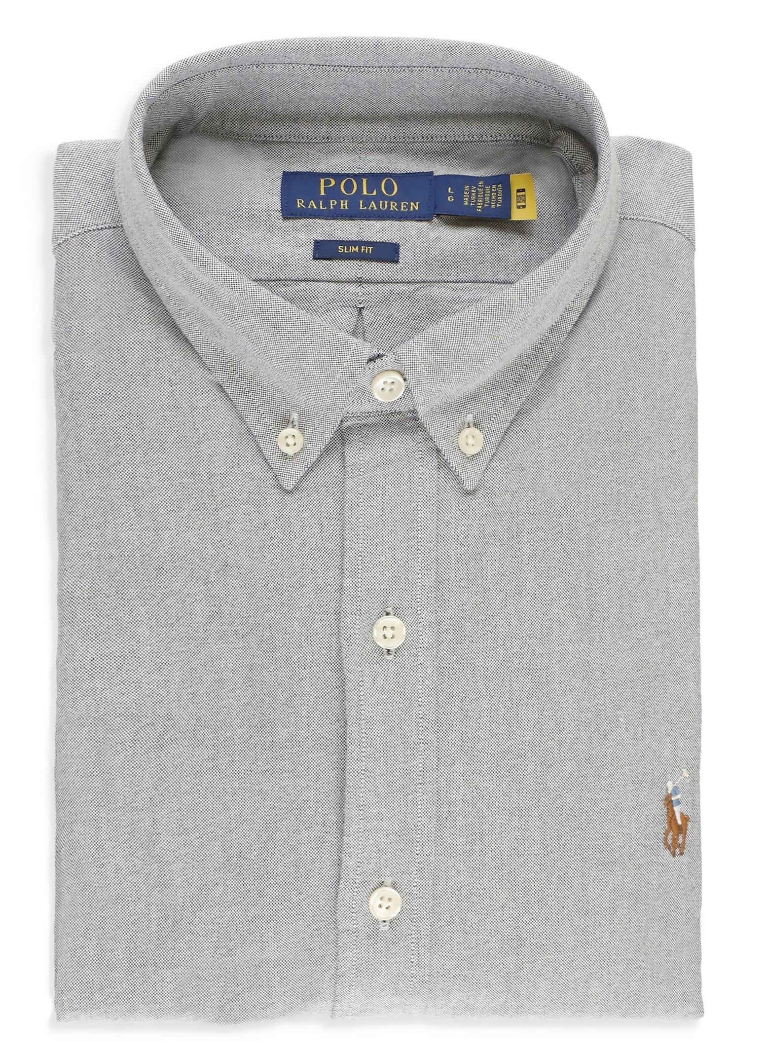 Shop Ralph Lauren Pony Shirt In Grey