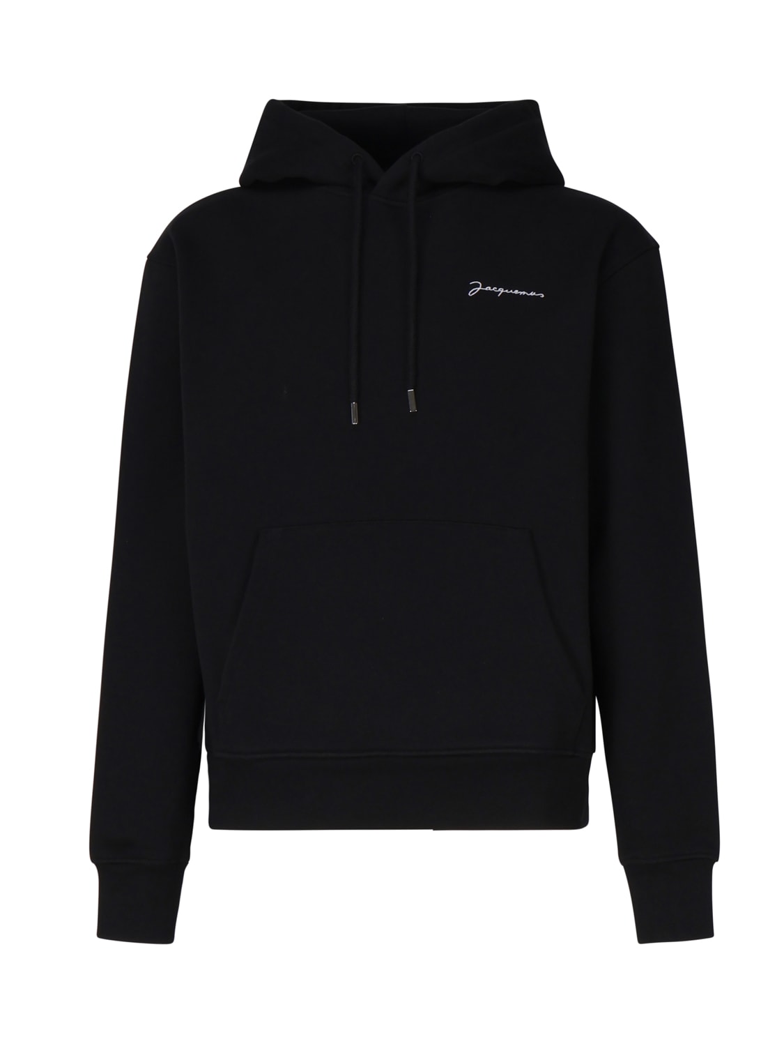 Shop Jacquemus Le Sweatshirt With Hood In Black