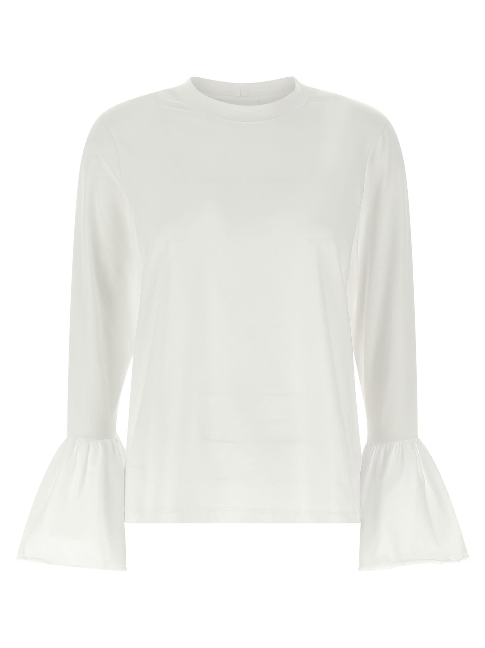 ruffled T-shirt