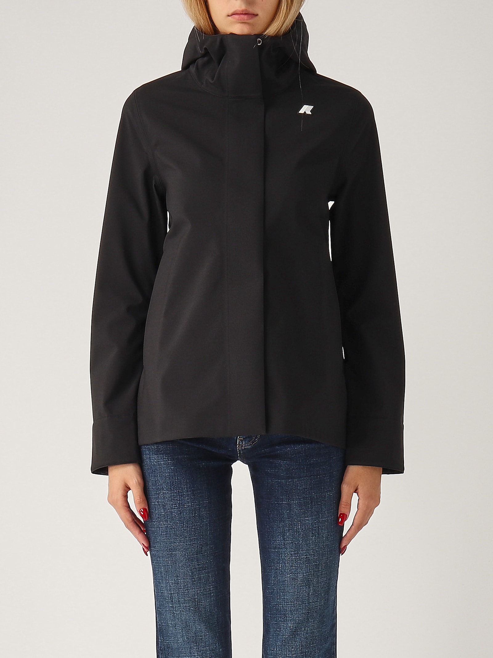 K-way Madalina Bonded Jacket In Nero