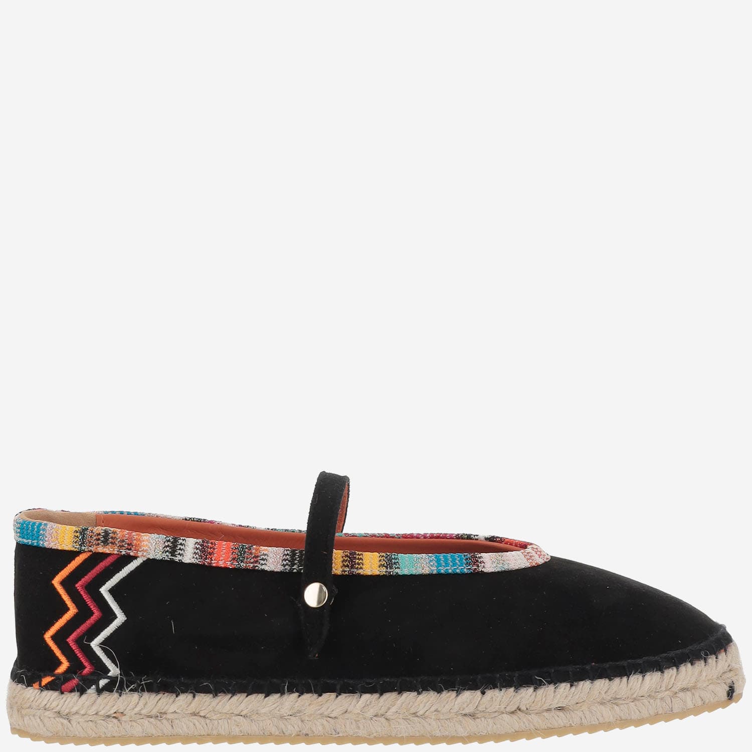 MISSONI VISCOSE-BLEND ESPADRILLES WITH ZIGZAG PATTERN
