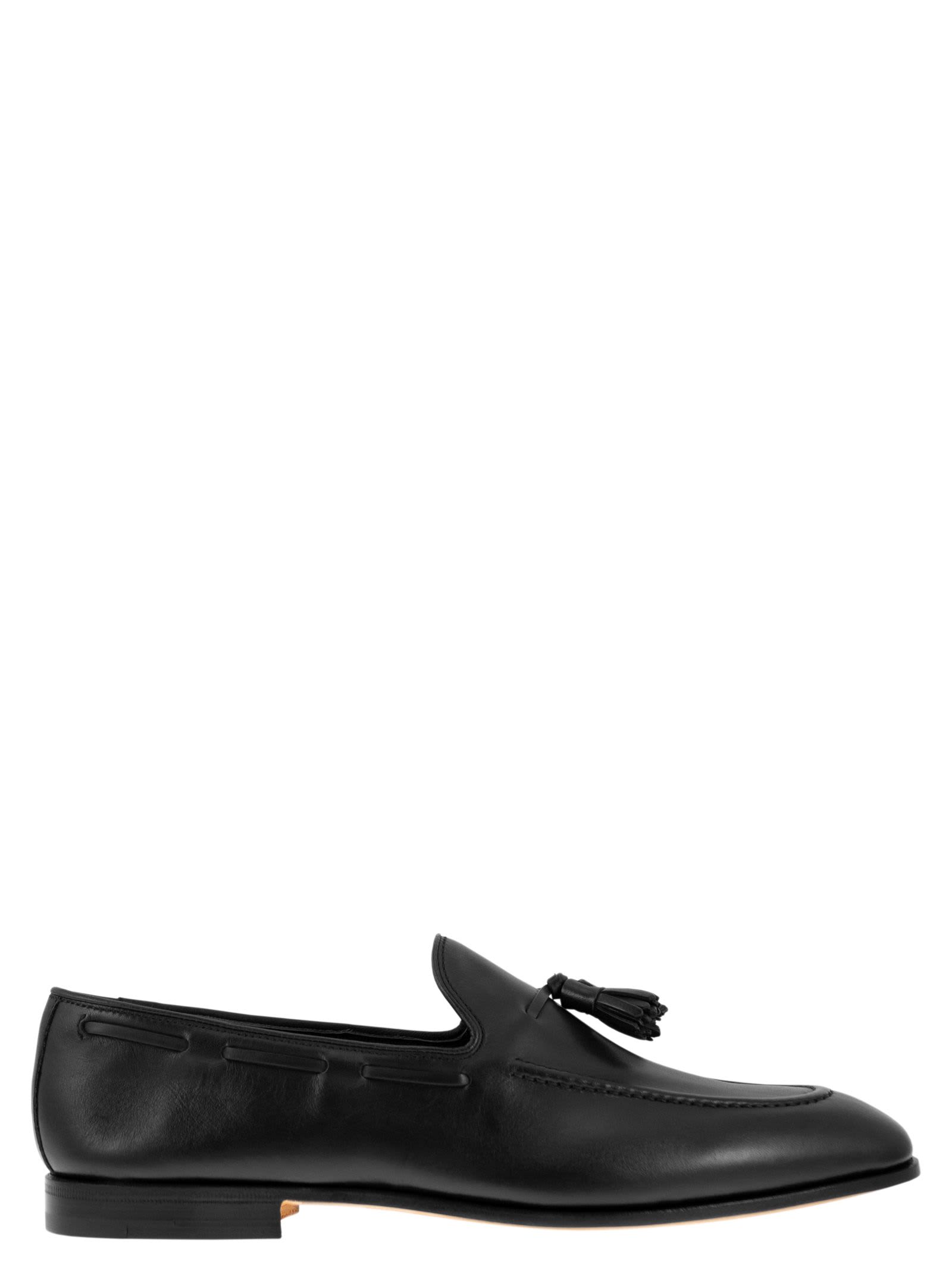 Brushed Calf Leather Loafer