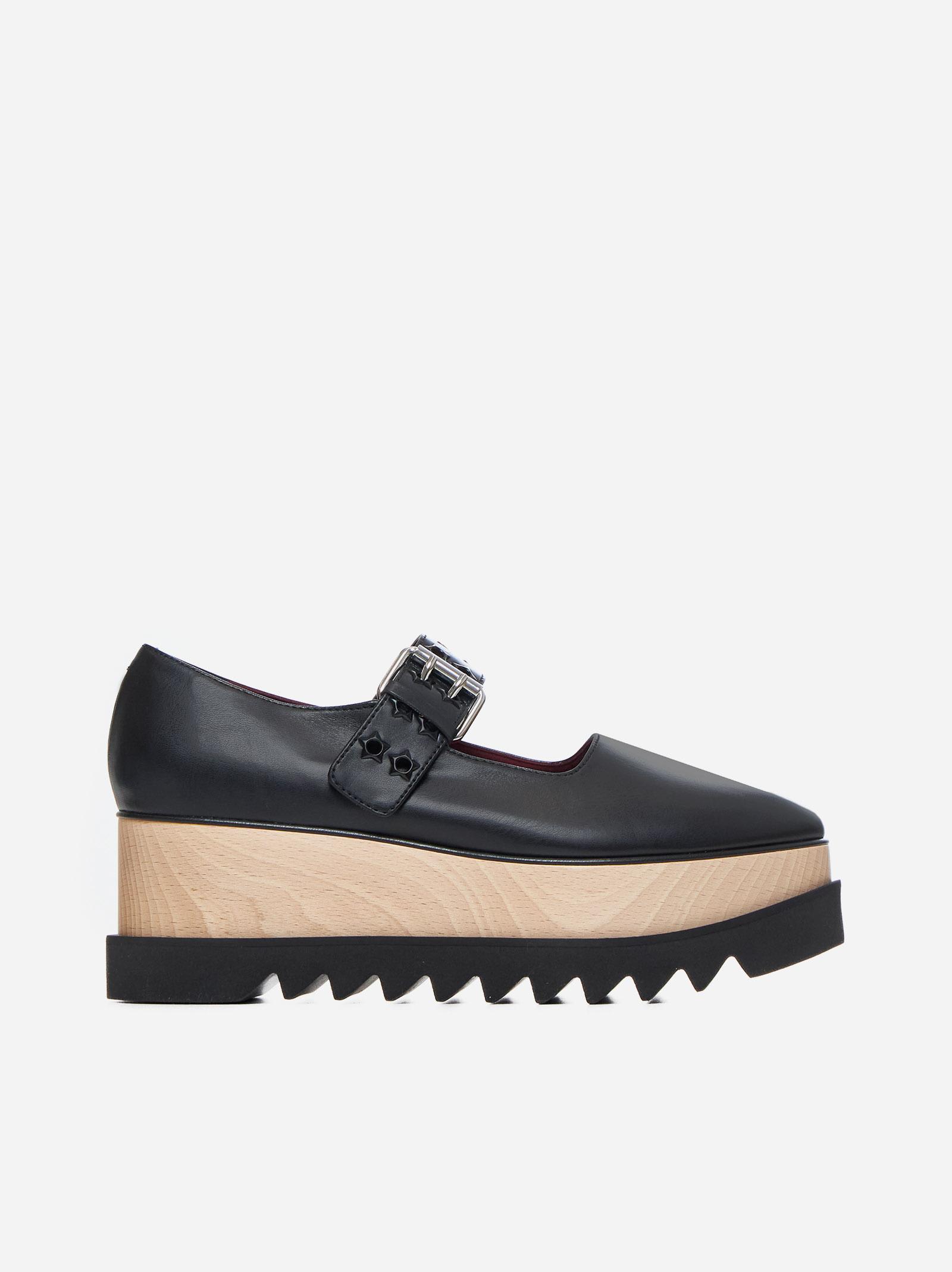 Shop Stella Mccartney Elyse Alter Mat Mary Janes In Black