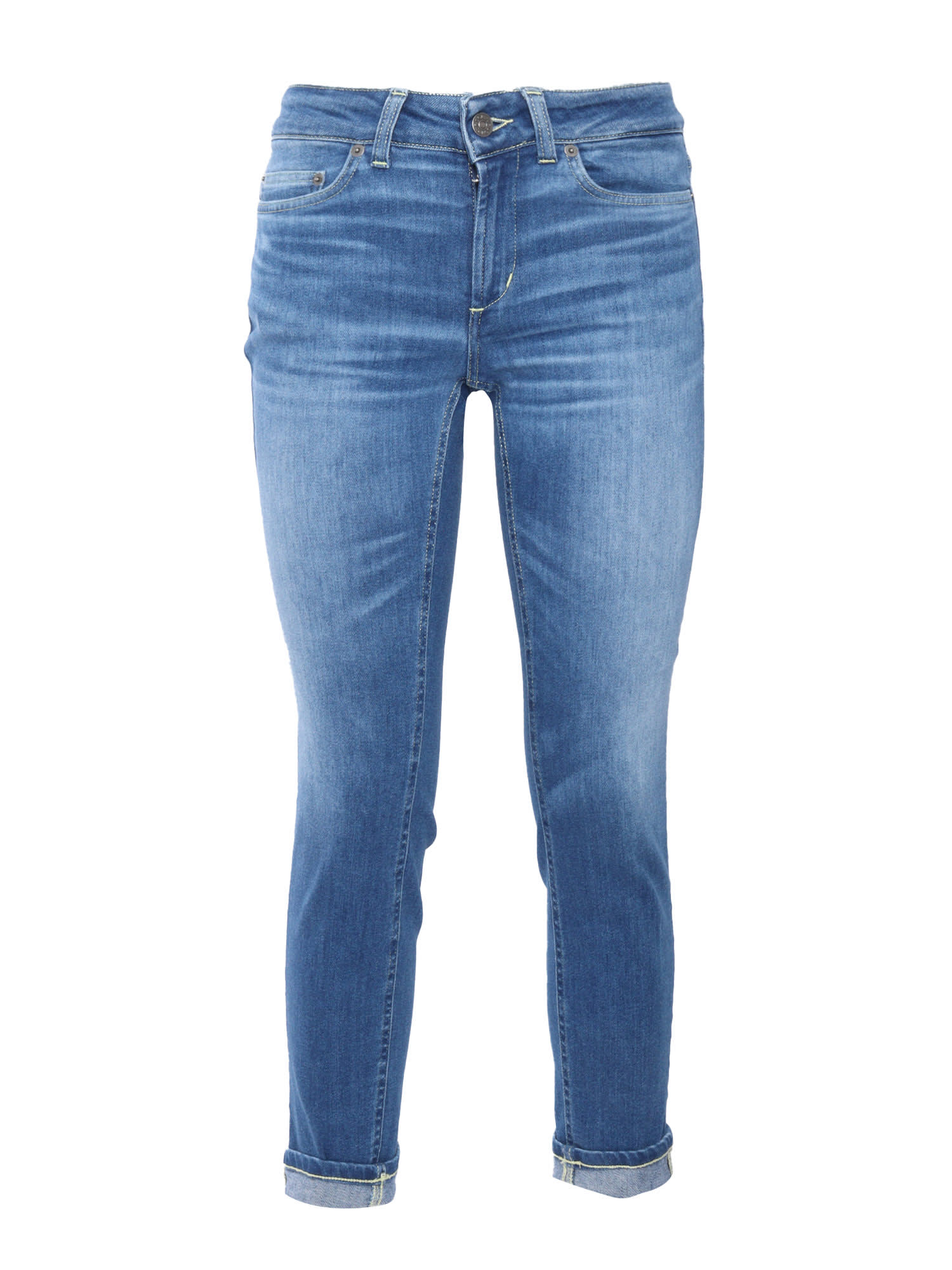 Shop Dondup Blue 5-pocket Jeans