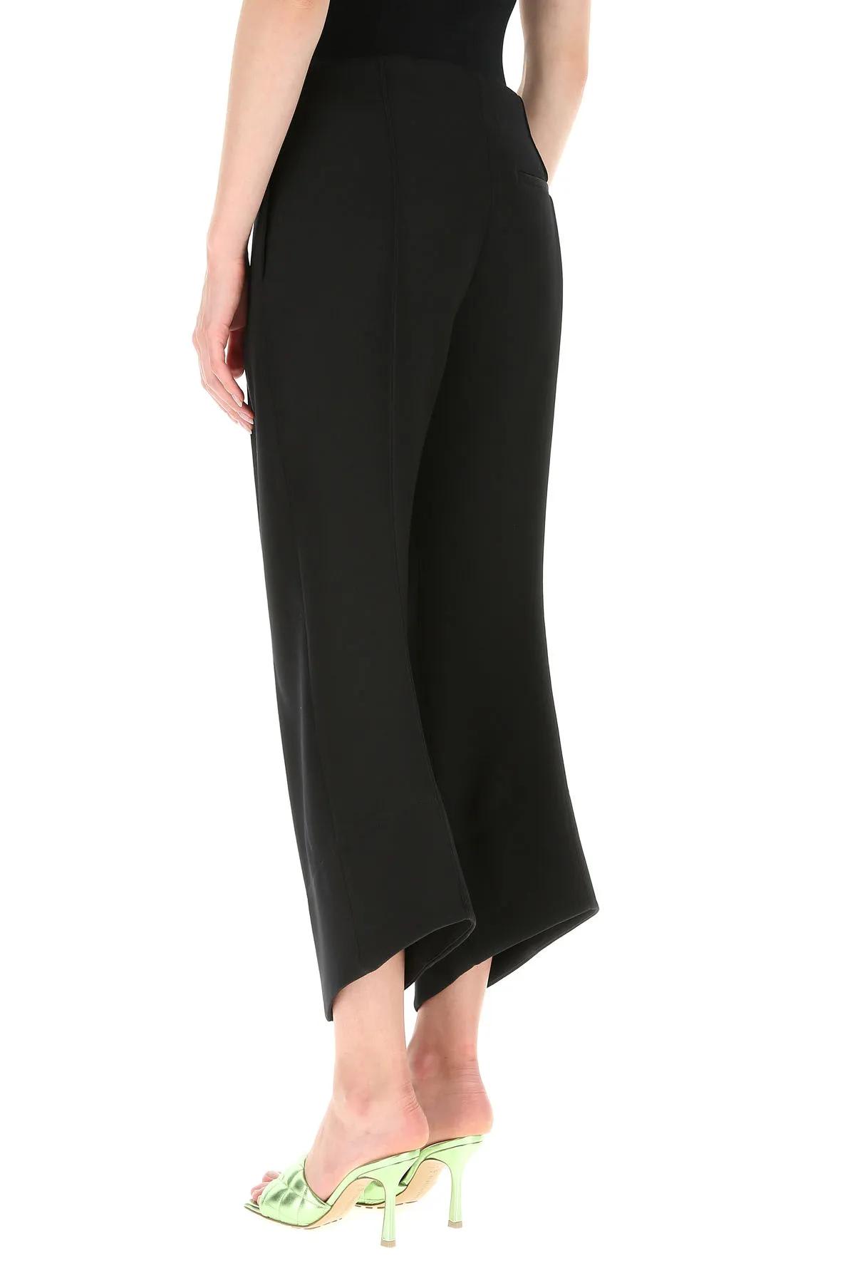 Shop Bottega Veneta Black Wool Pant